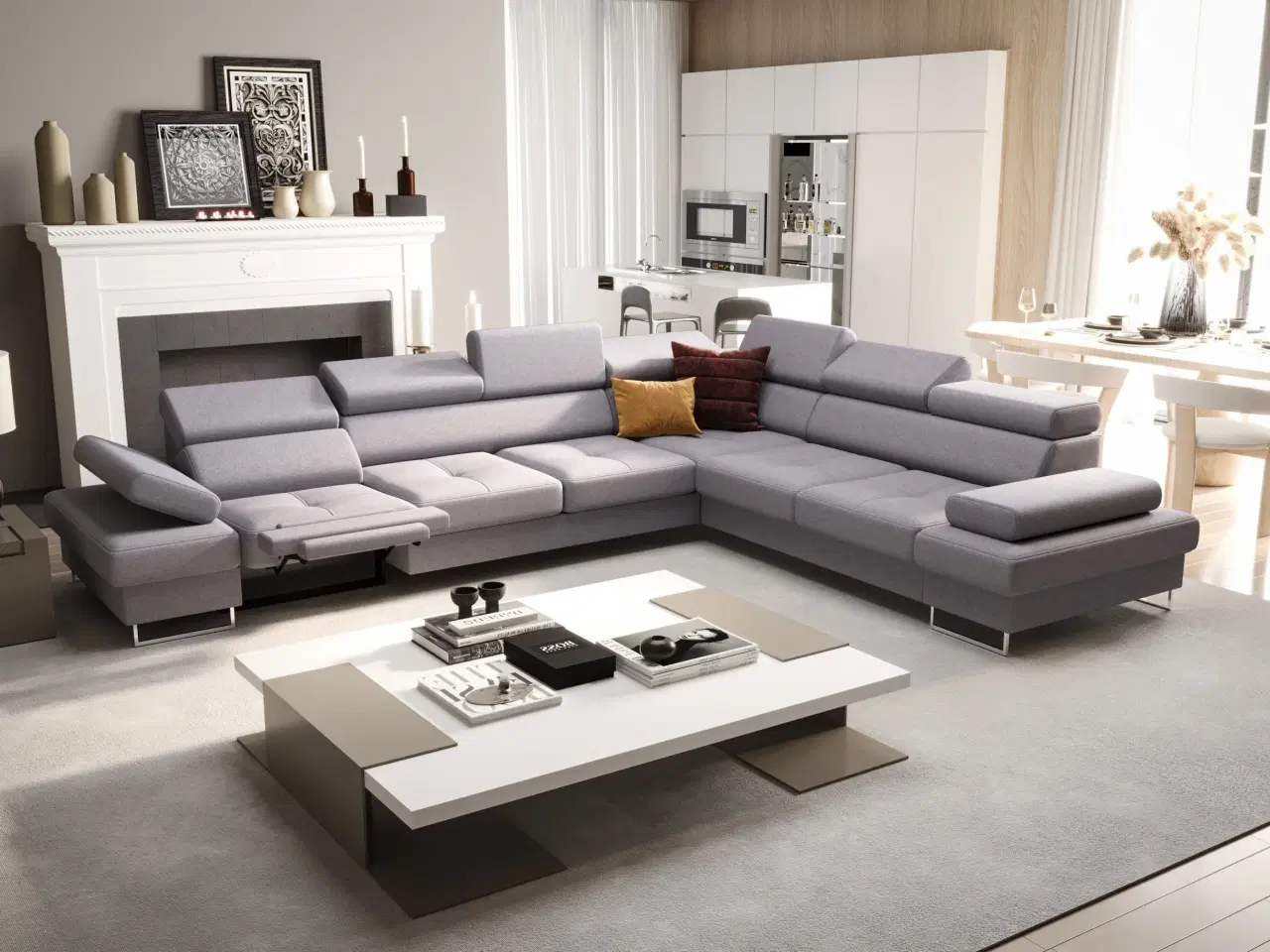 Billede 1 - GALAKSE MAX RELAX HJØRNESOFA 280x350