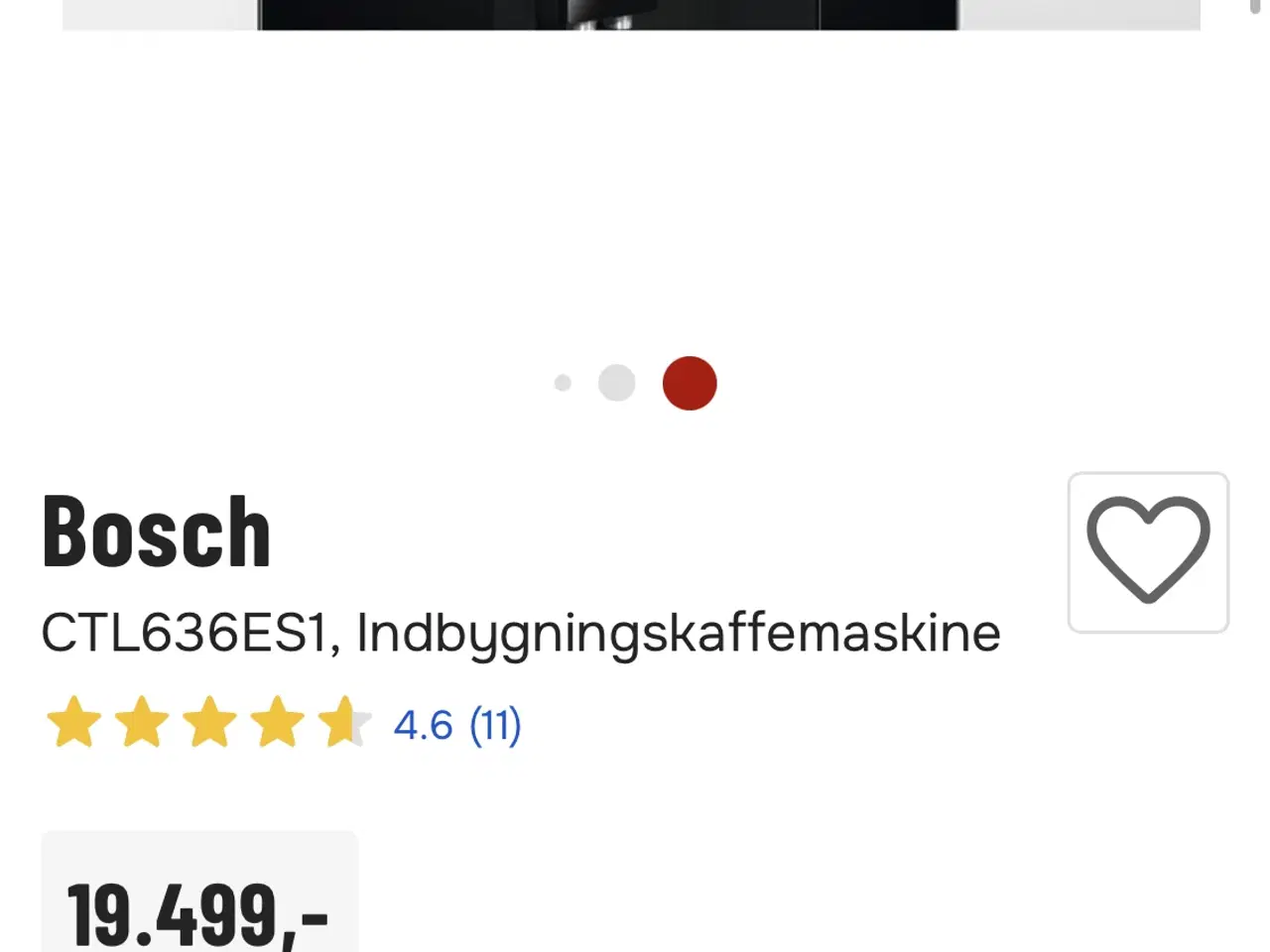 Billede 10 - BOSCH kaffemaskine 