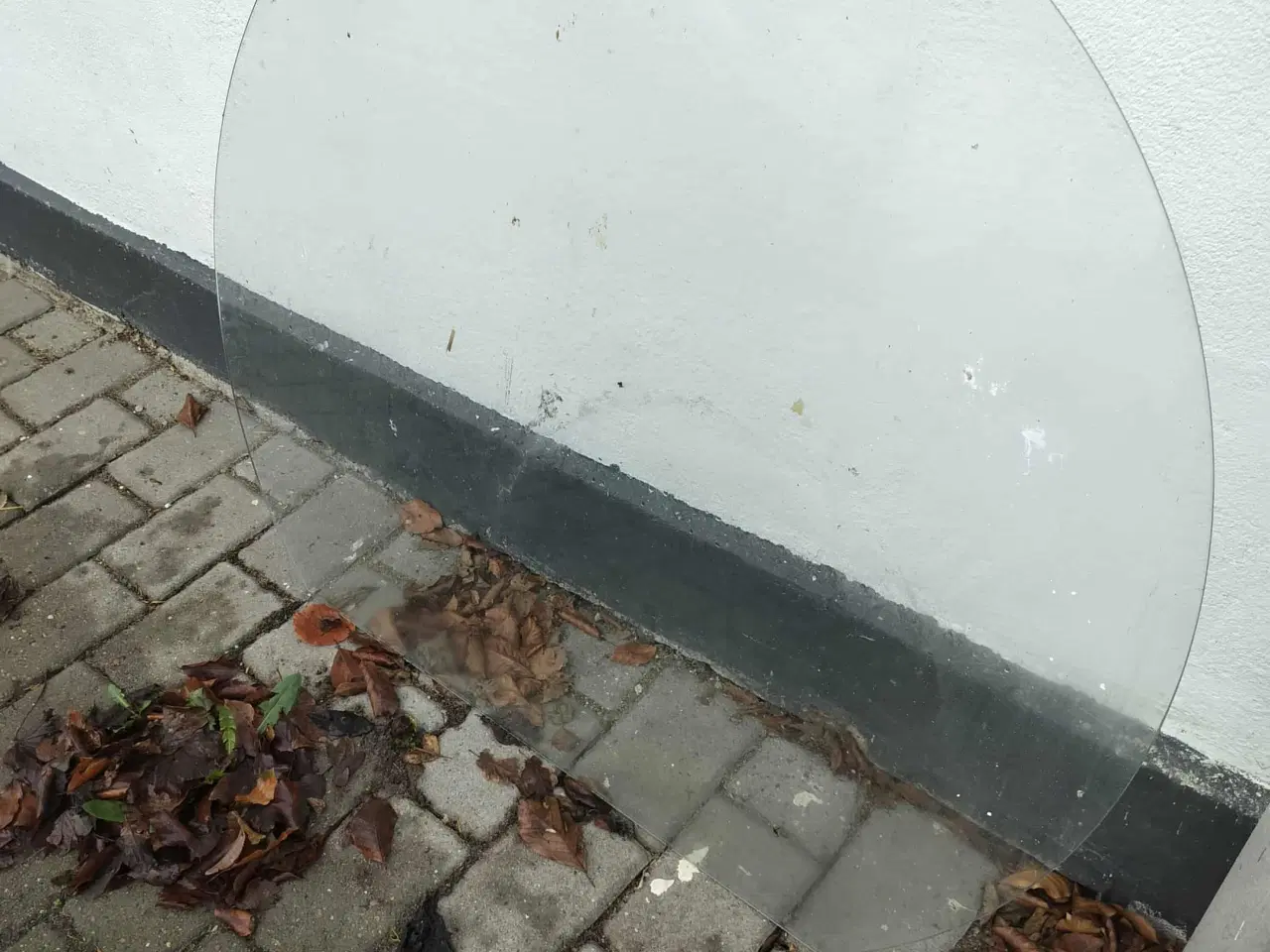 Billede 2 - Glasplade til beskyttelse under brændeovn