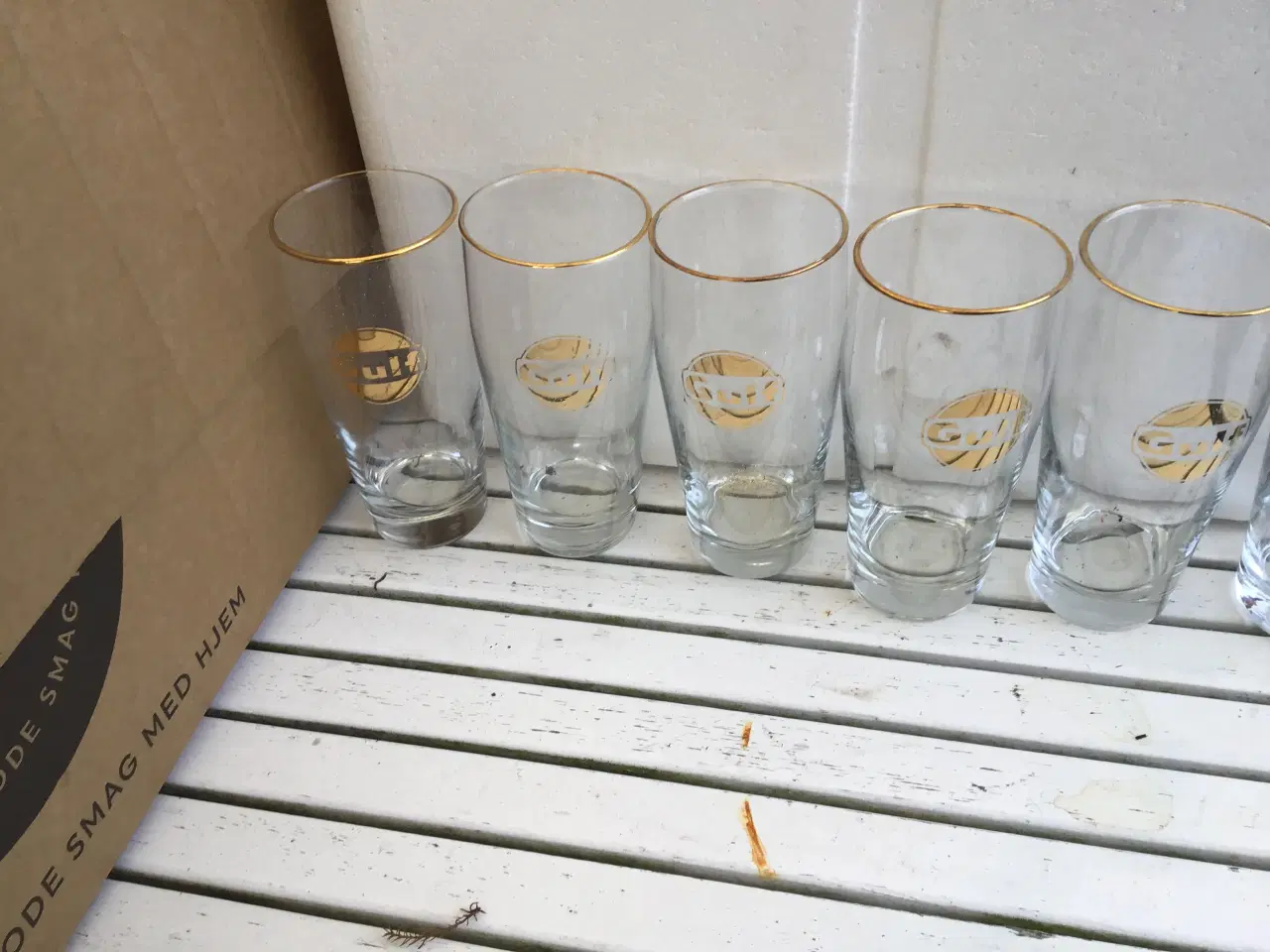 Billede 3 - Gulf reklame glas gamle