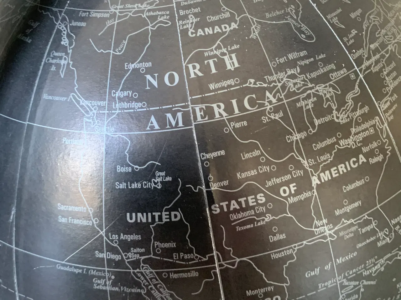 Billede 2 - globus på stativ
