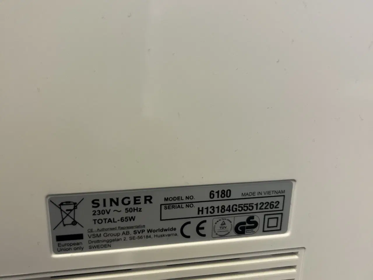 Billede 5 - Singer symaskine med forlængerbord