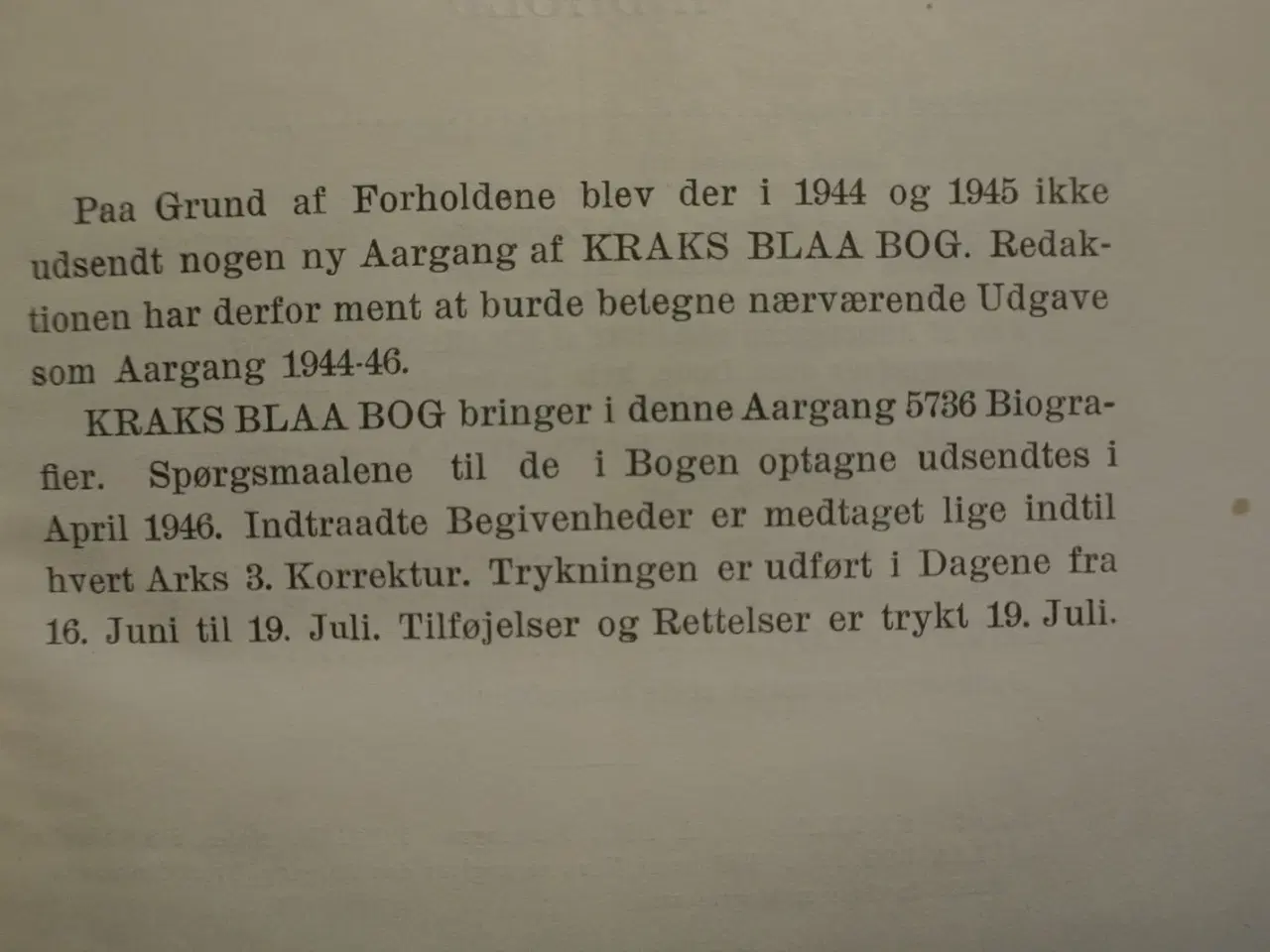 Billede 4 - kraks blaa bog 1944-1946