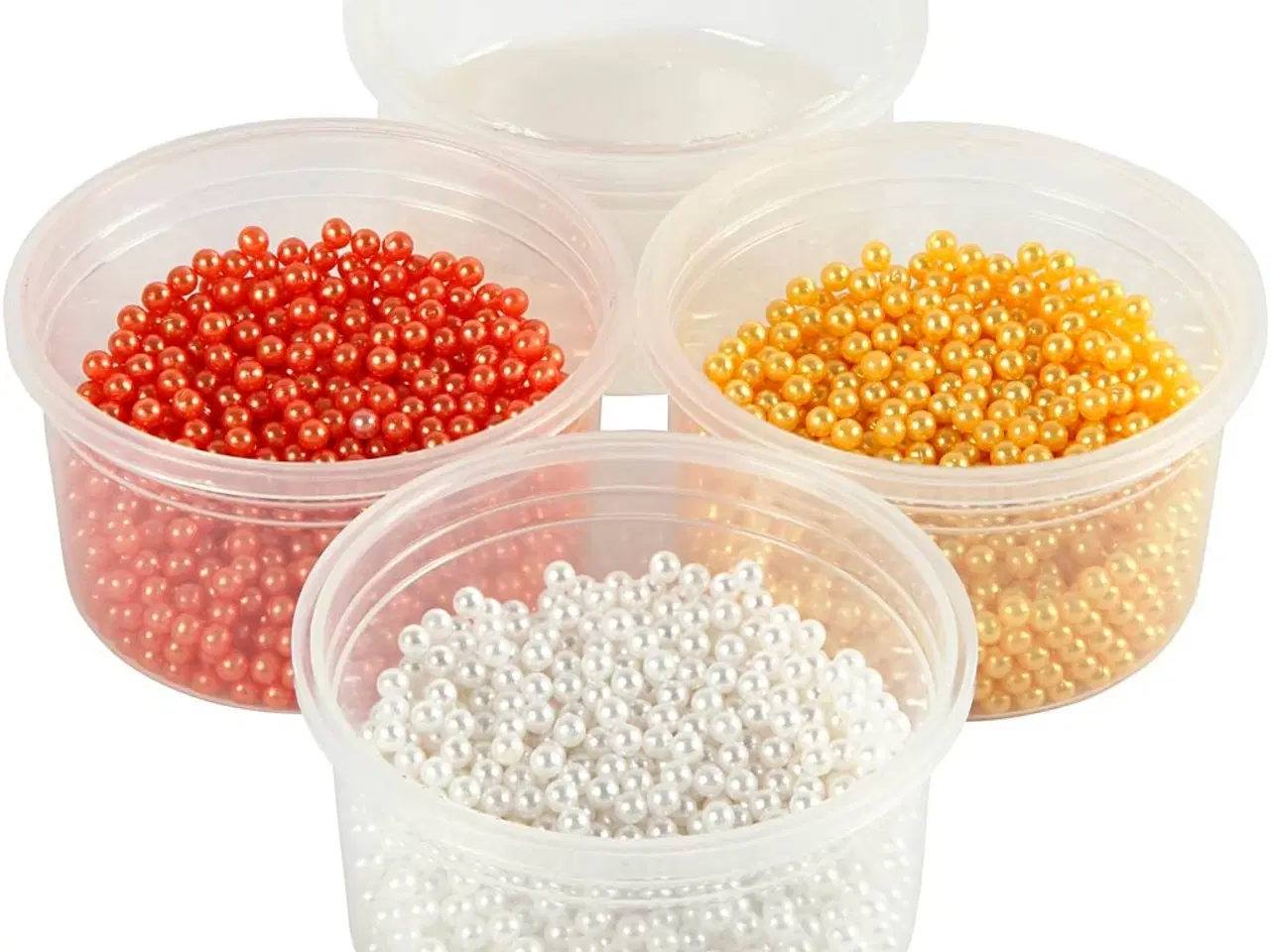 Billede 1 - Pearl Clay® Sæt - Orange, Hvid & Gul, 3x25g + 38g