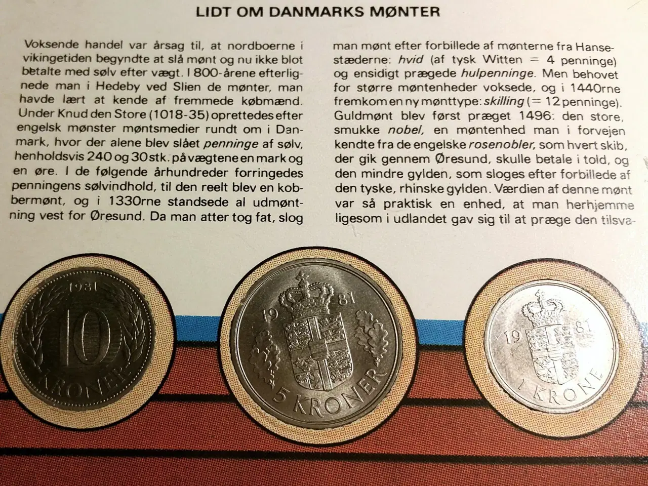 Billede 3 - HANDELSBANKEN  MØNTSÆT 1980 - 1989 Fra 25 til 45kr
