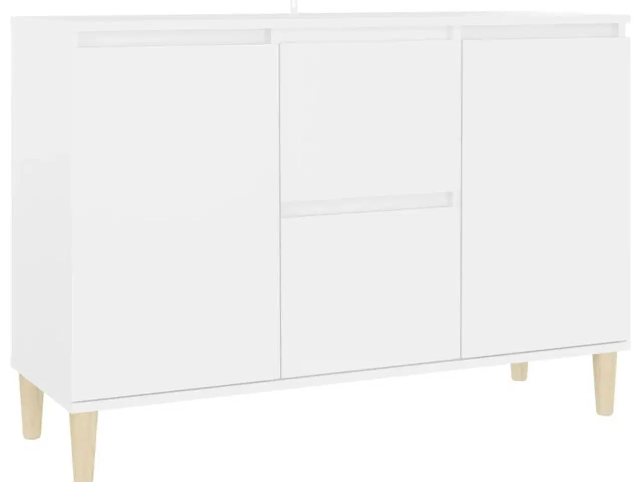 Billede 2 - Skænk 103,5x35x70 cm spånplade hvid