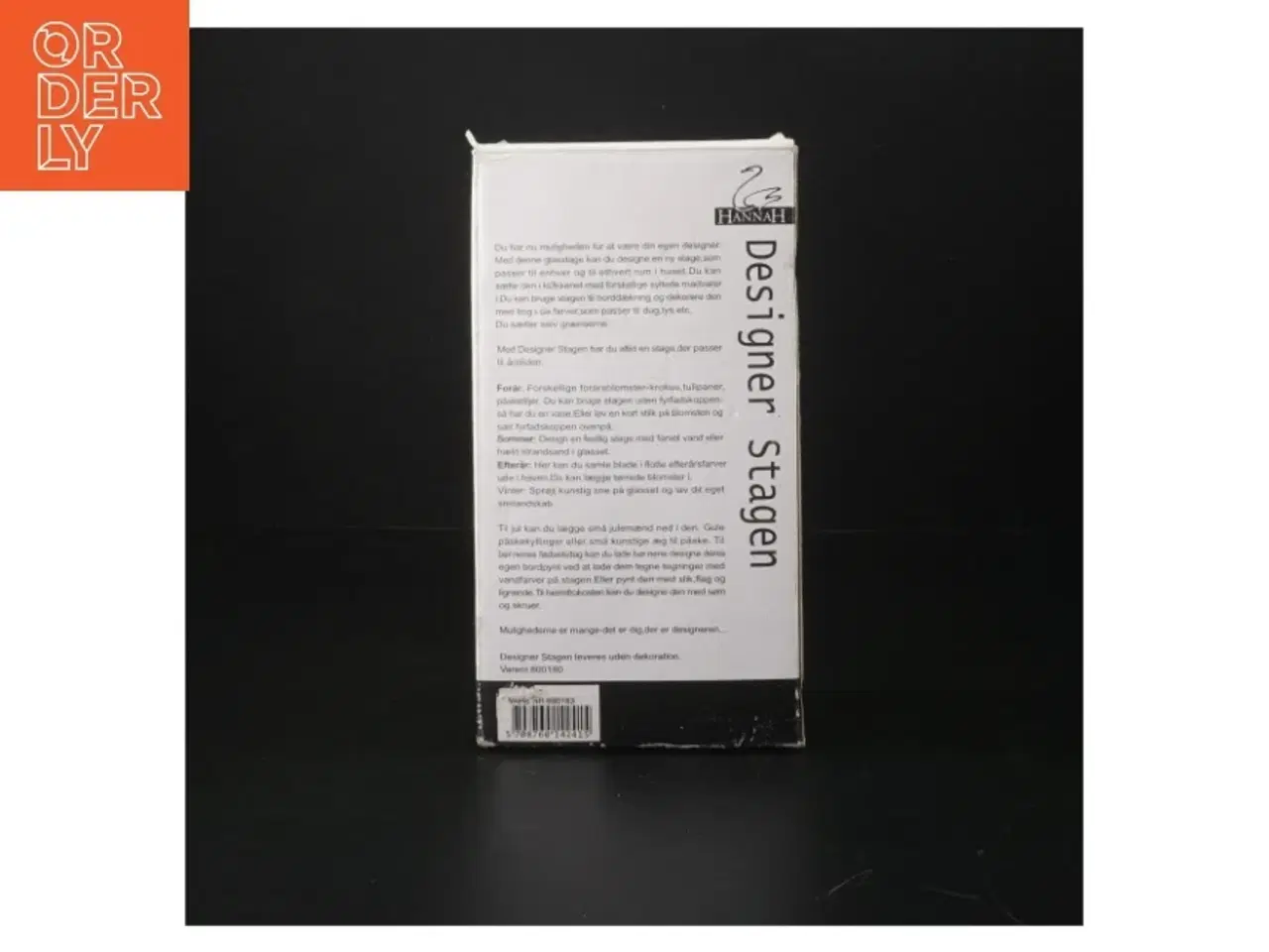 Billede 4 - Designer lysestager i glas fra Hannah (str. H. 19 cm. ø. 5 cm)