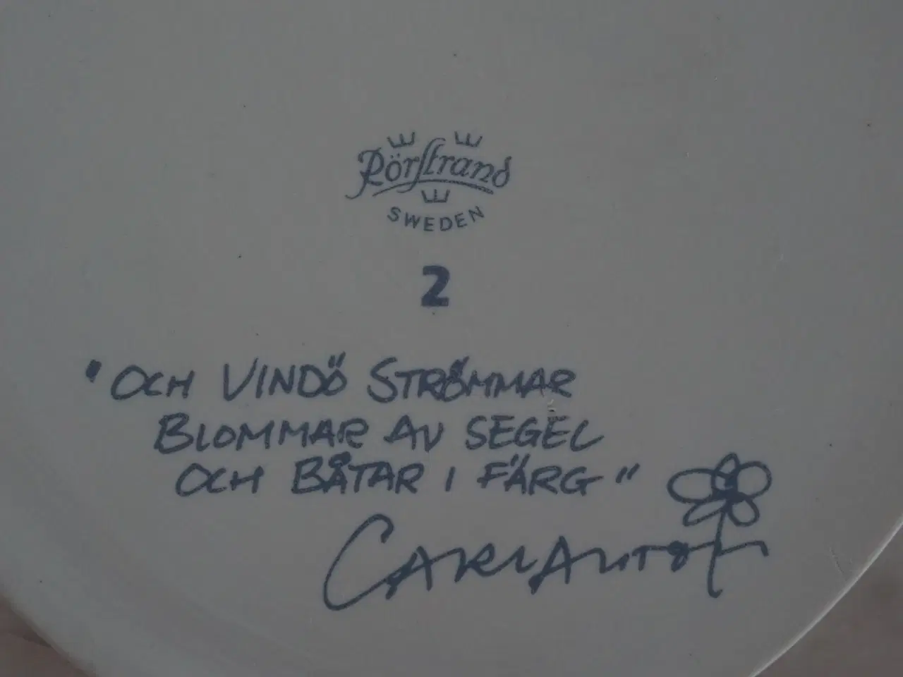 Billede 7 - Platte fra Rörstrand