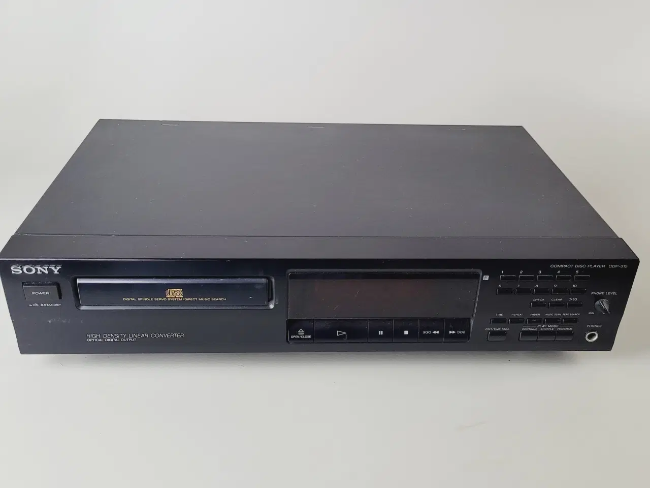 Billede 1 - ⭐️· Sony CDP-315 CD-afspiller - DEFEKT