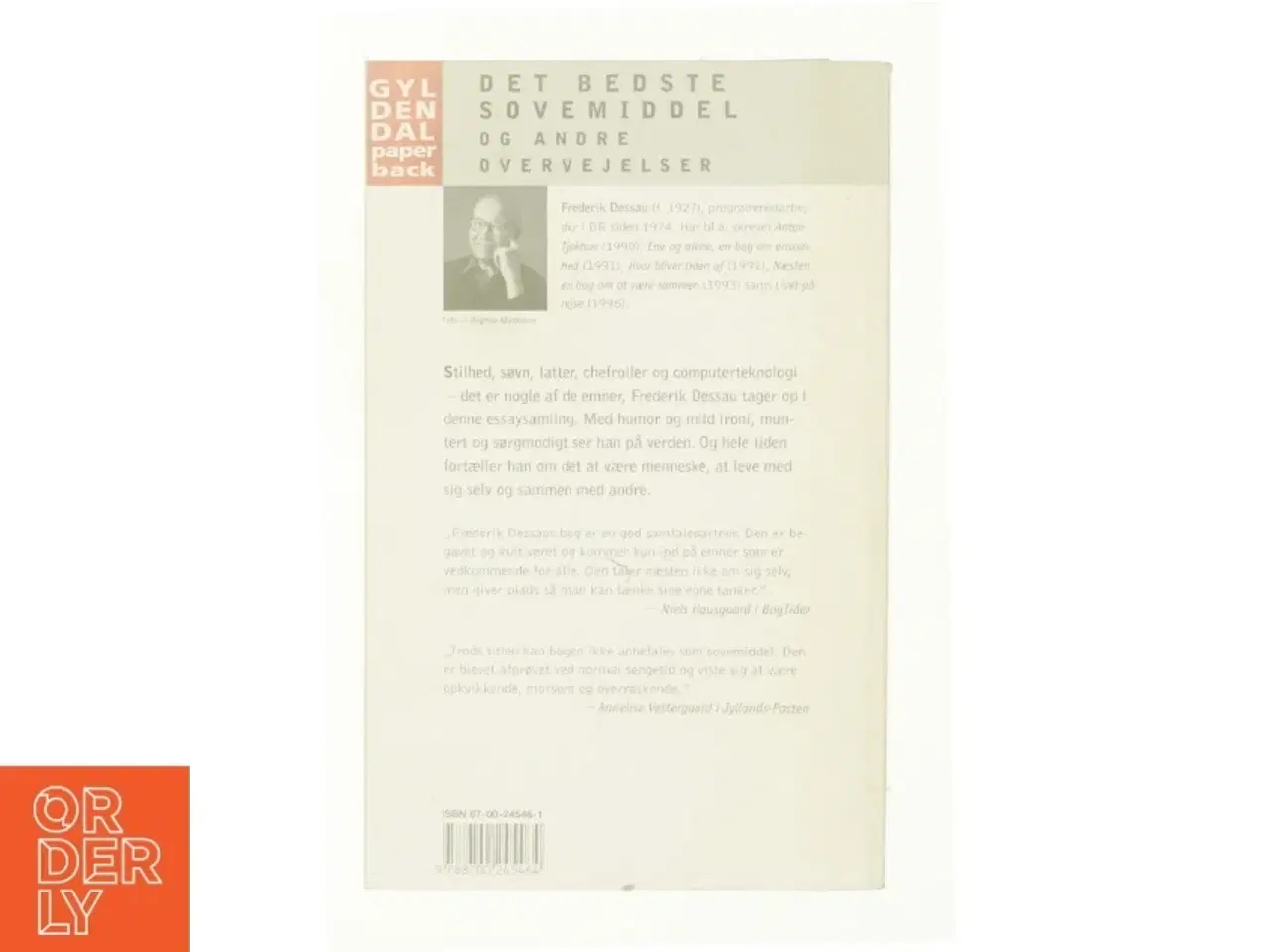 Billede 3 - Det bedste sovemiddel - og andre overvejelser af Frederik Dessau (Bog)