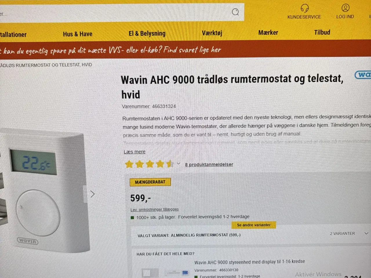 Billede 1 - Wavin Gulvvame tilbehør 