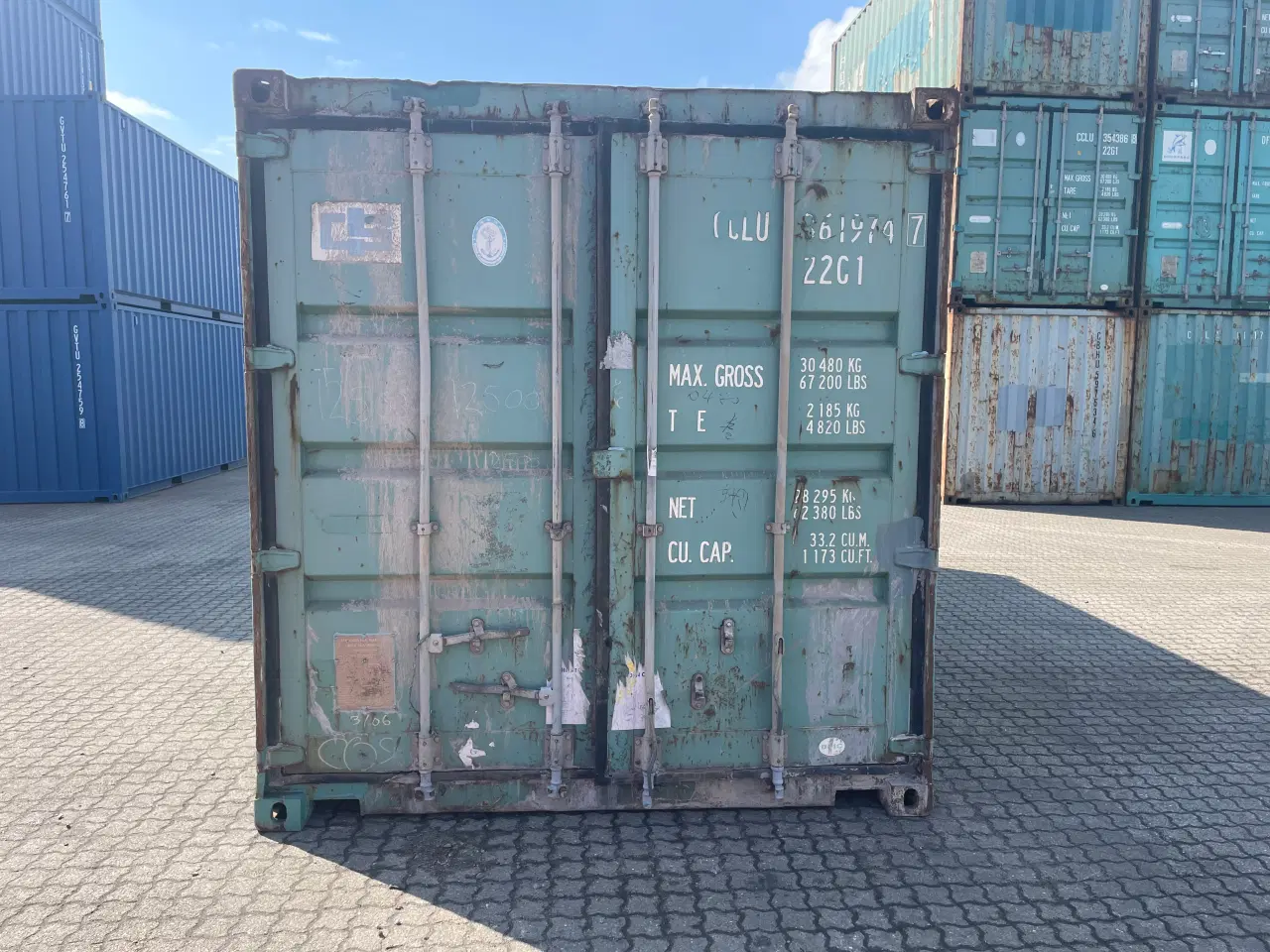 Billede 1 - 20 fods Container- ID: CCLU361974-7