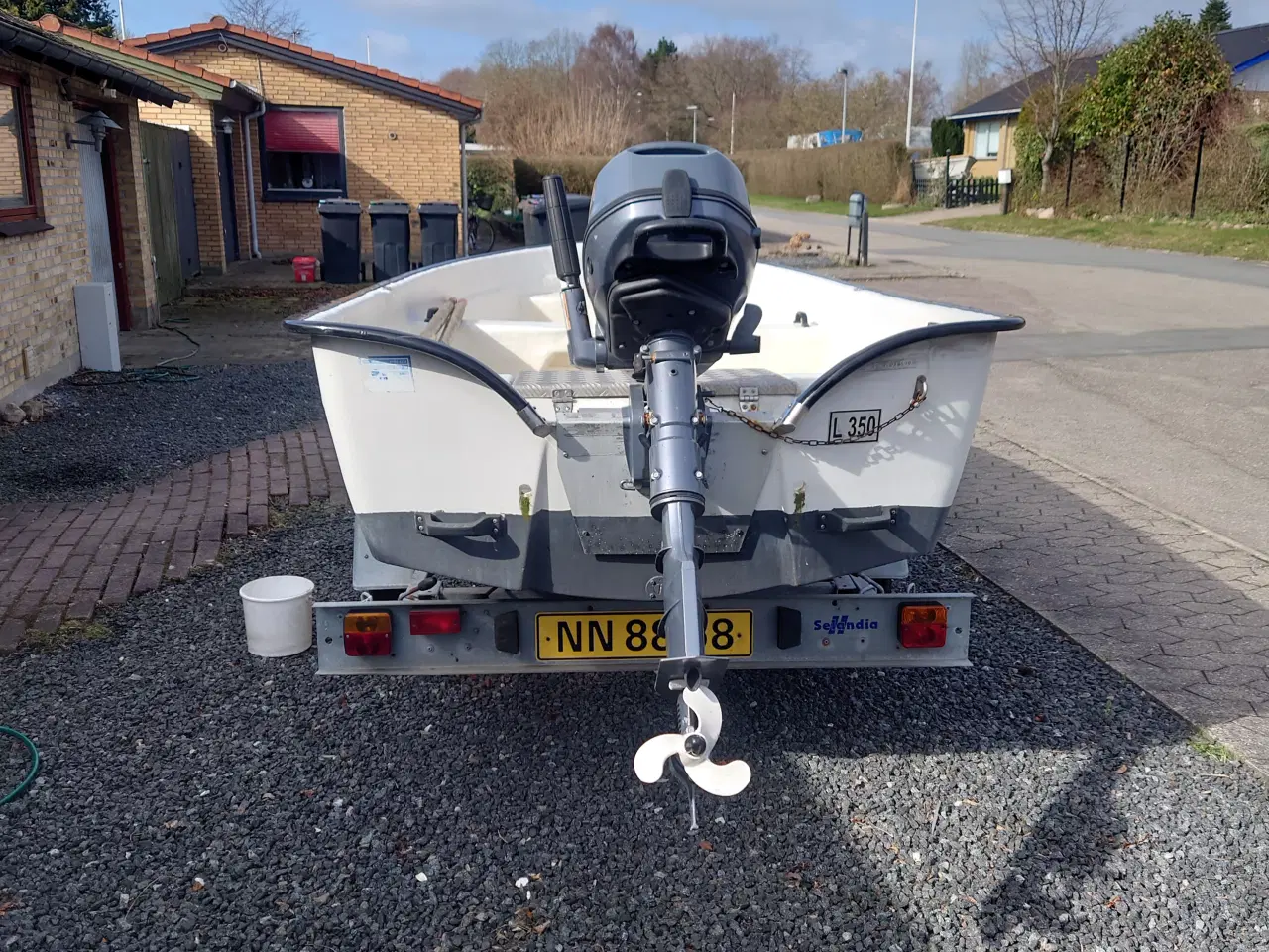 Billede 8 - Ryds dobbeltbund, med Yamaha 4takts motor+ Trailer