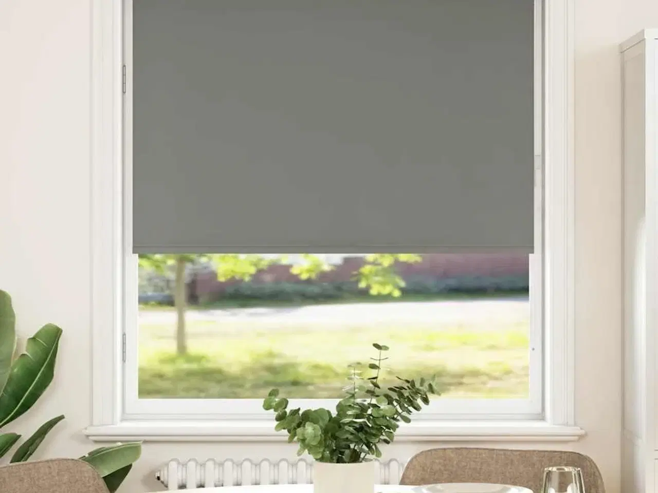 Billede 1 - Rullegardin mørklægning 115x130 cm stofbredde 110,7cm polyester