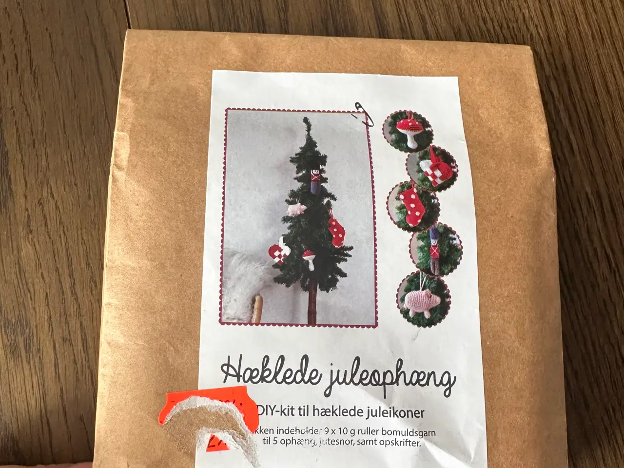 Billede 1 - Hæklede juleophæng DIY- kit