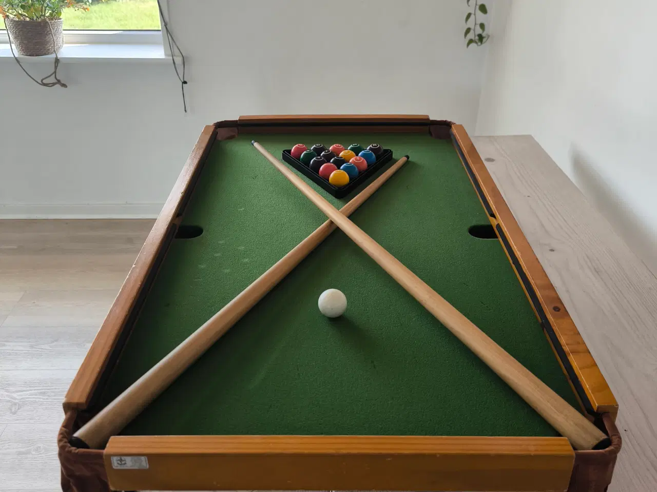Billede 1 - Antikt poolbord fra 1964