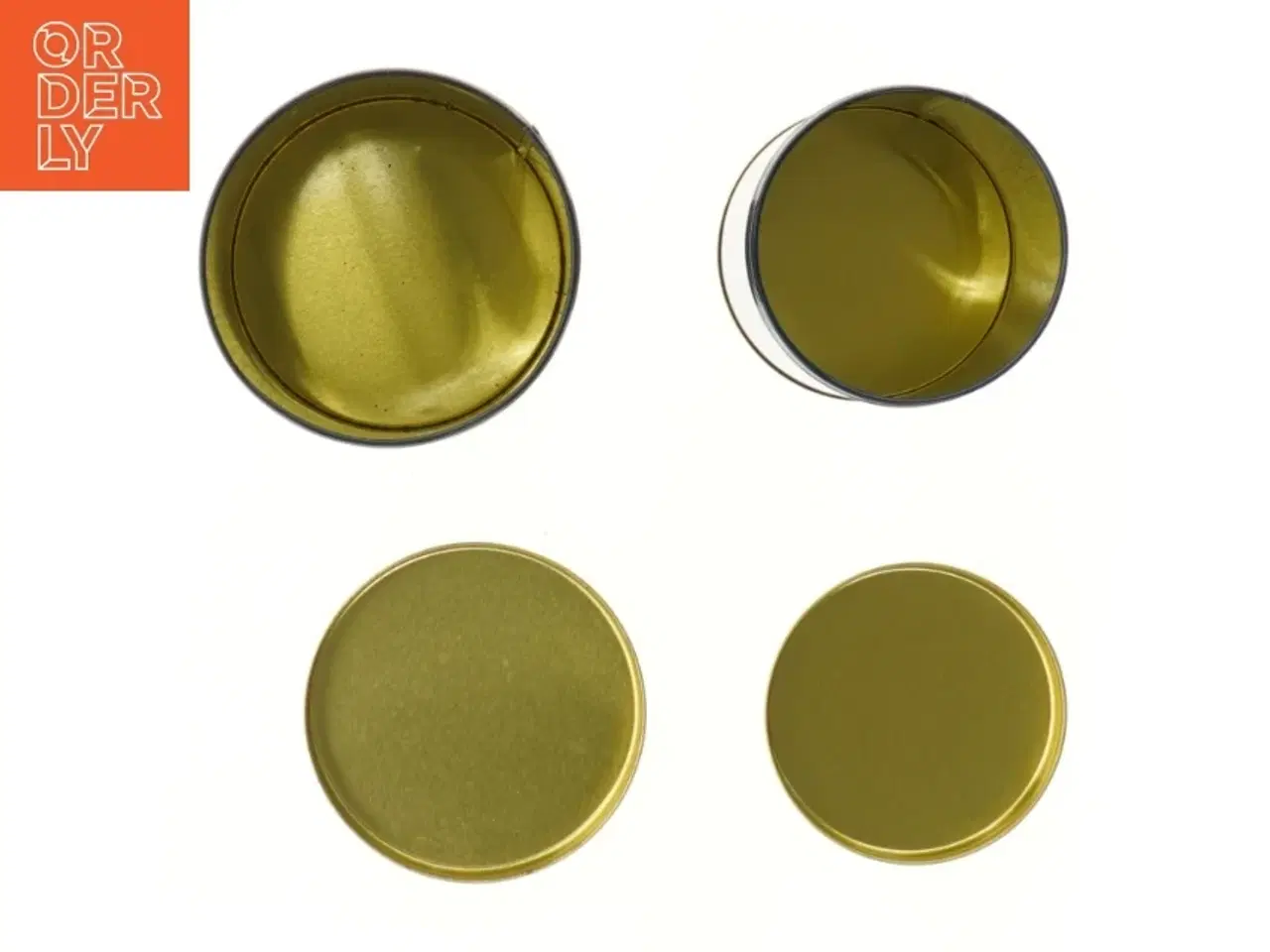 Billede 4 - Metaldåser med bymotiv fra Coop (str. Ø 10 og 11,5 cm længde 13 og 18 cm)