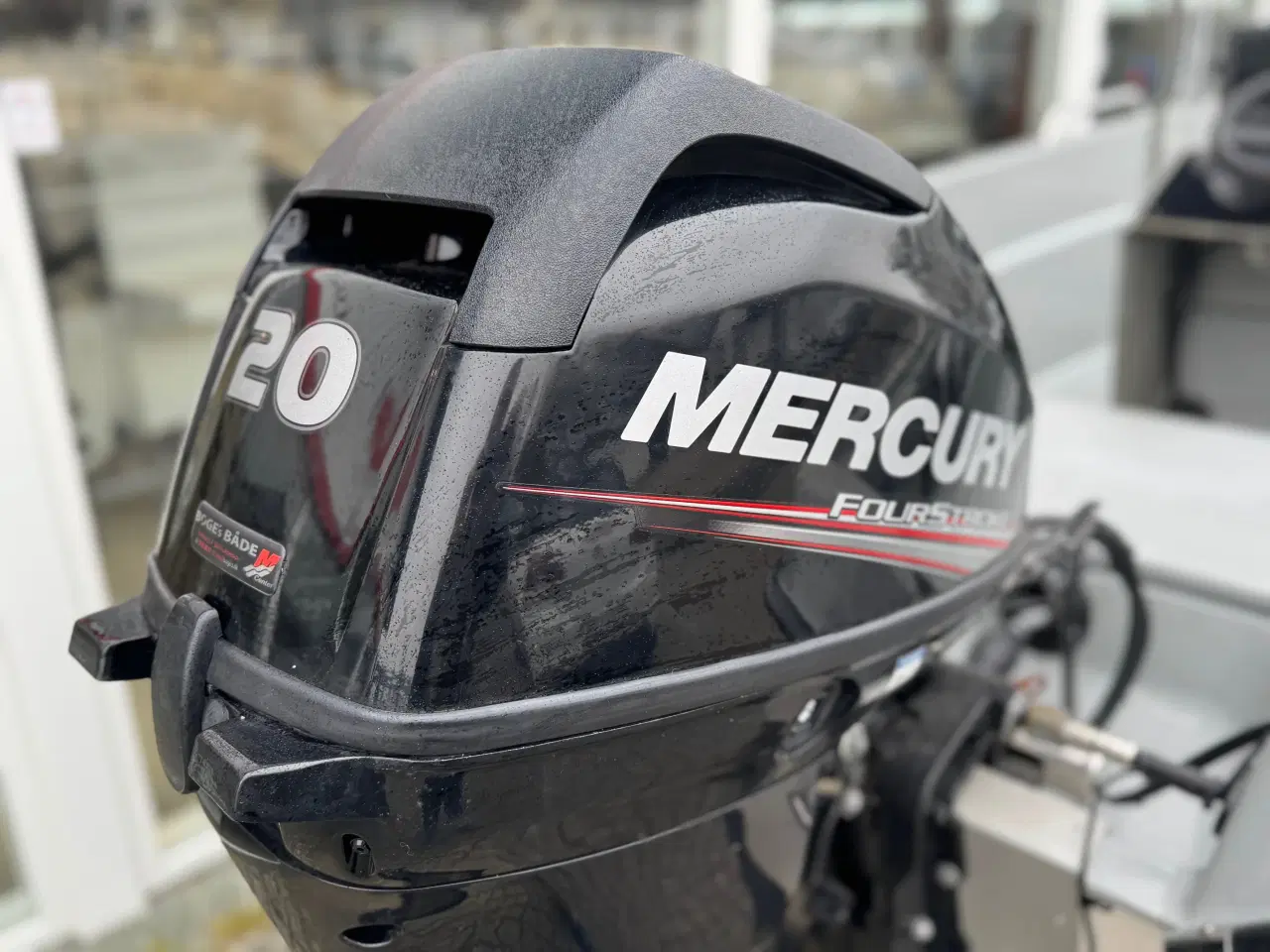 Billede 11 - 438 BF Big Fish med F20 Mercury ELPT 4 takt og 500 kg Brenderup bådtrailer