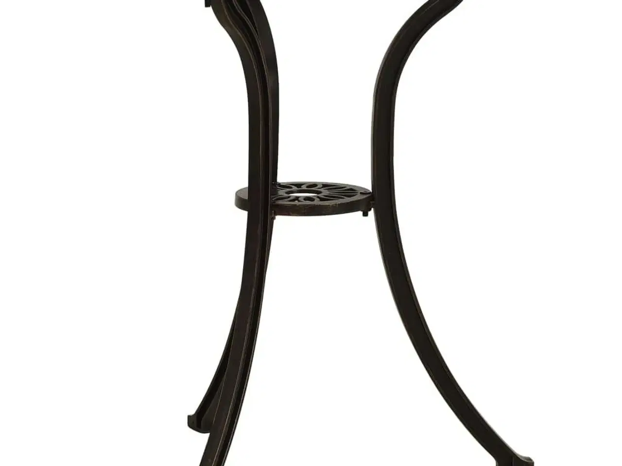 Billede 2 - Havebord 62x62x65 cm støbt aluminium bronzefarvet