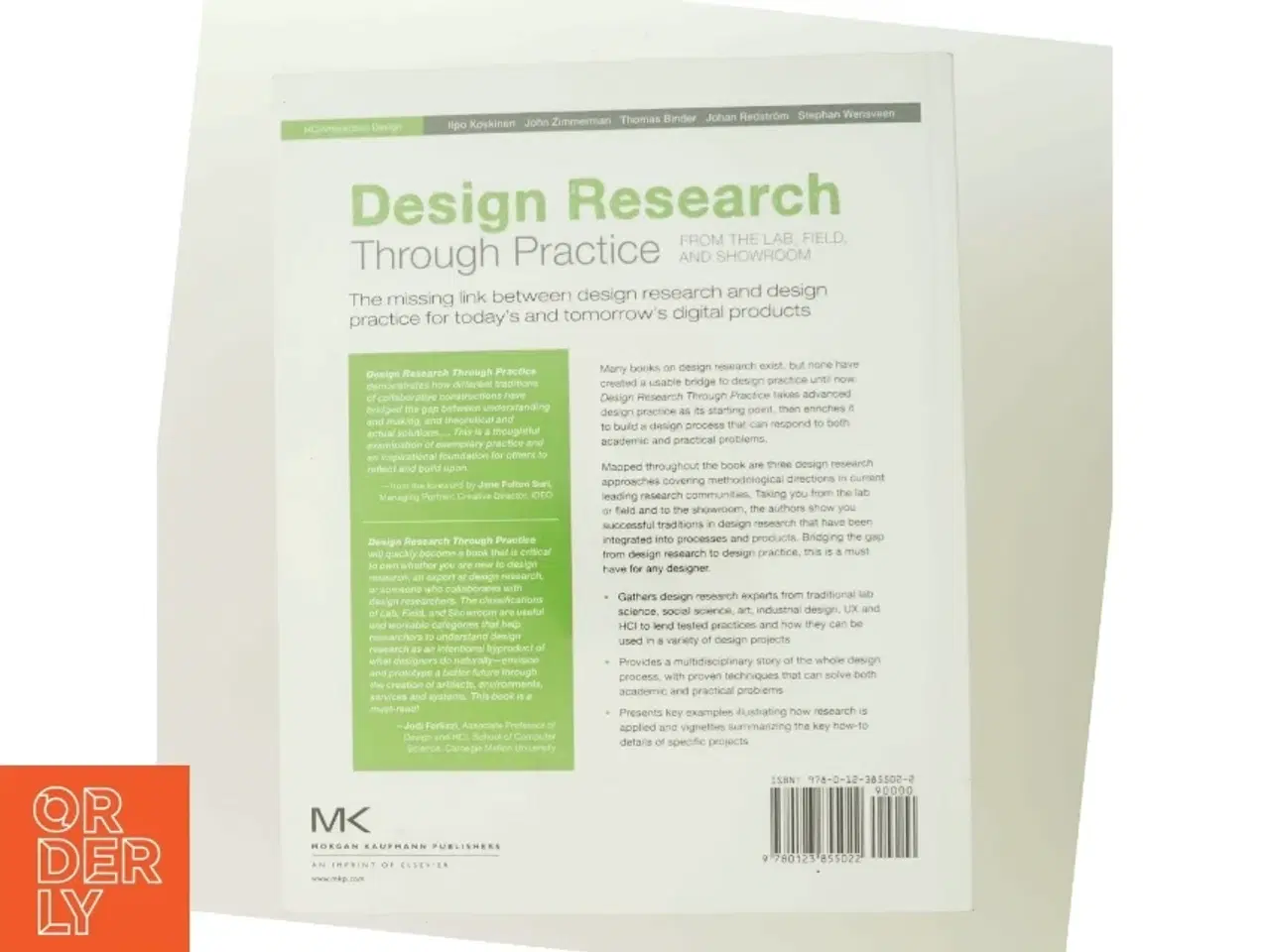 Billede 3 - Design Research Through Practice : From the Lab, Field, and Showroom (Bog)