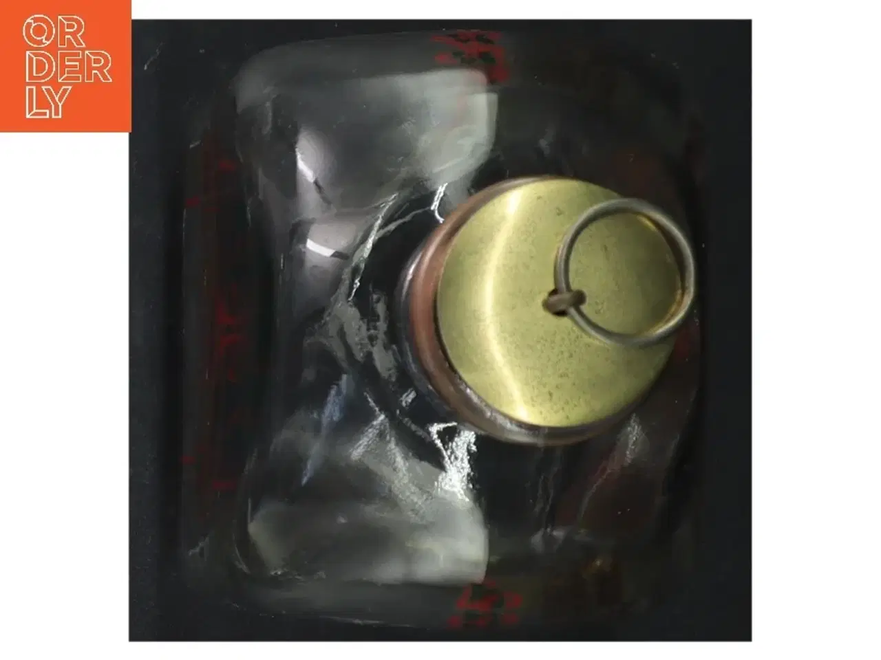 Billede 4 - Julepyntet jule snapse flaske (str. 19 cm)