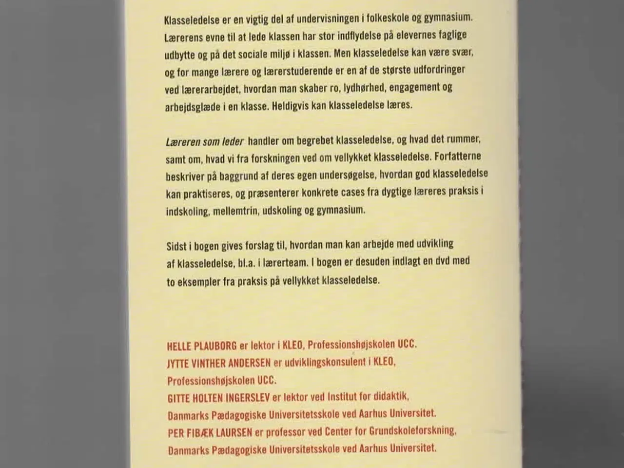 Billede 2 - lærerrollen