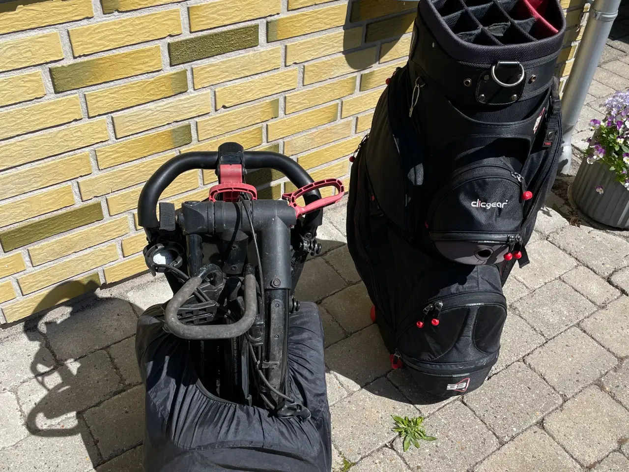 Billede 6 - Golfvogn og bag