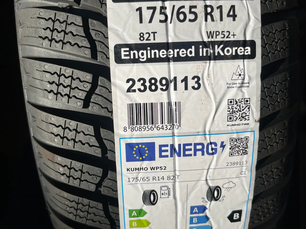 Billede 3 - Nye Vinterhjul 175-65-14 Kumho.