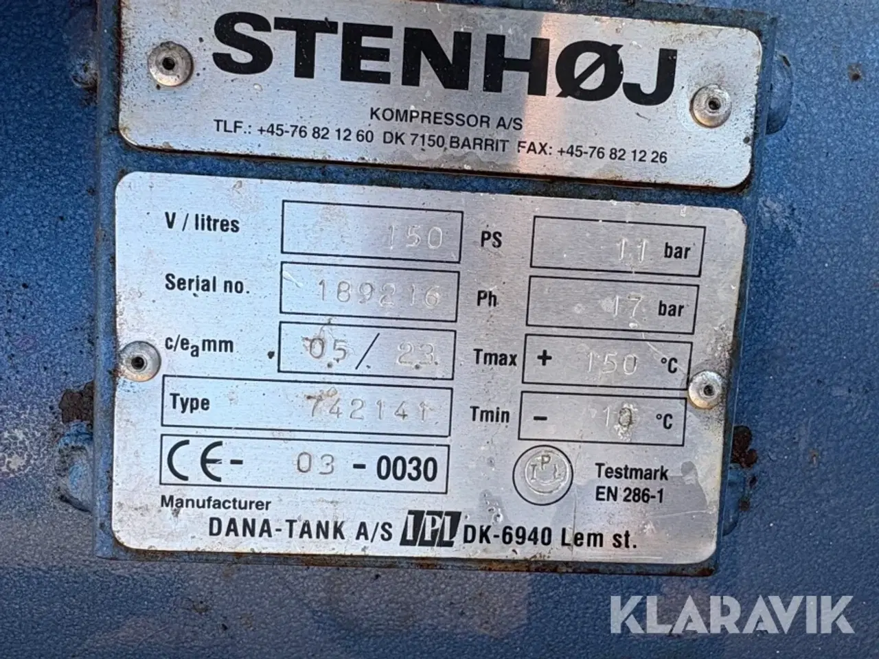 Billede 5 - Kompressor Stenhøj 742141