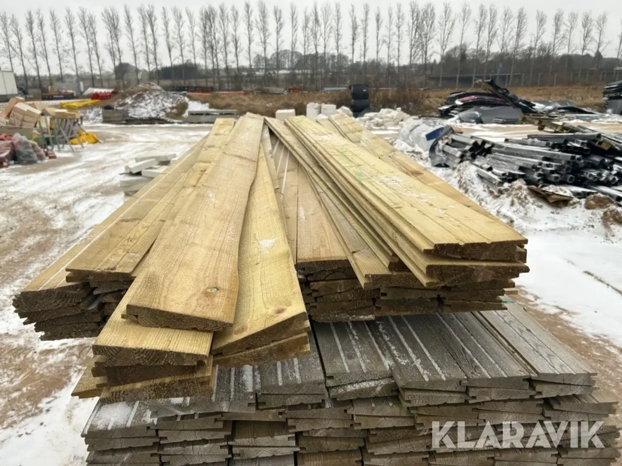 Billede 3 - Klinkbeklædning Protræ 3 meter 594 løbemeter