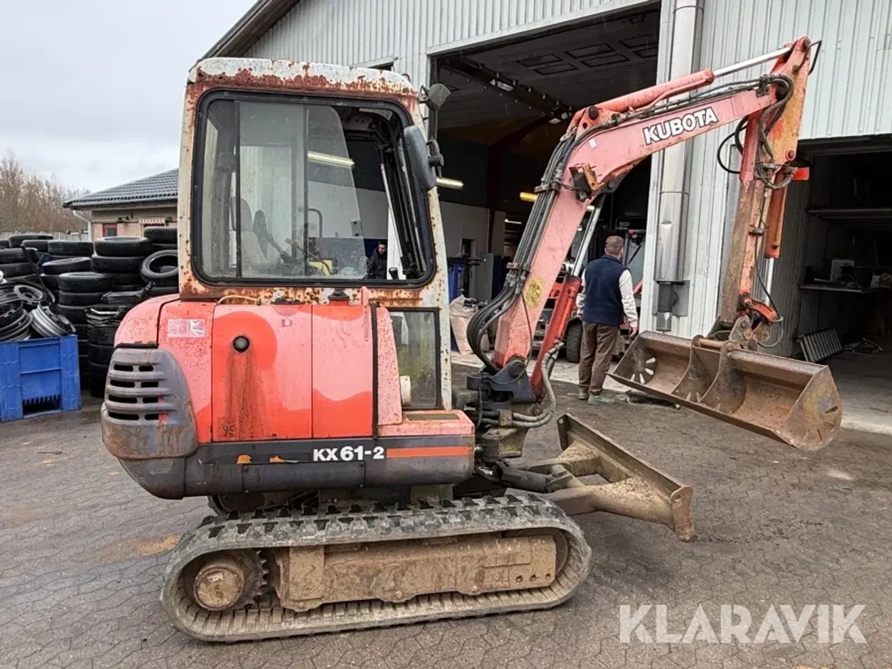 Billede 4 - Minigraver Kubota KX61-2 - 2.5 tons