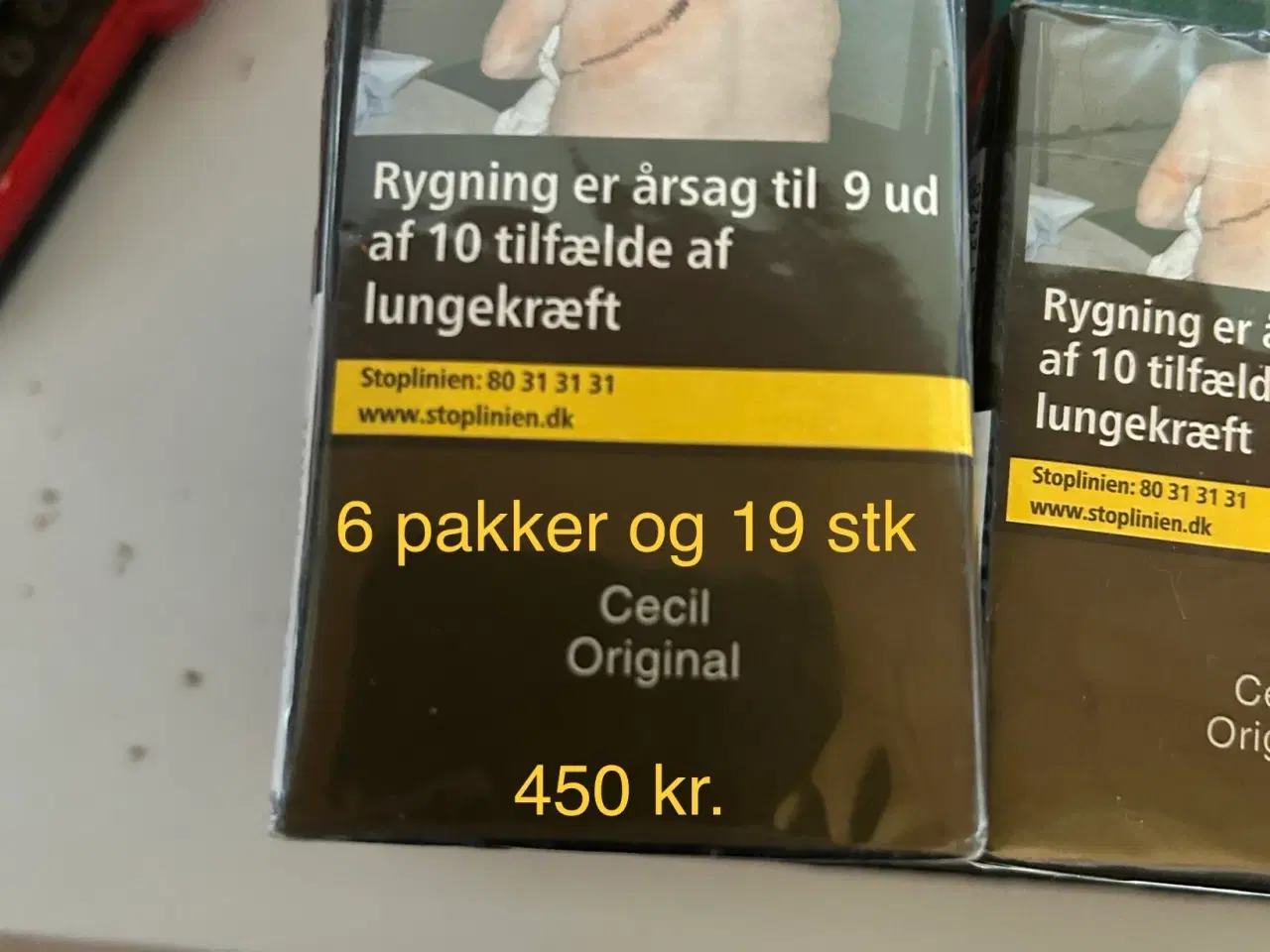 Billede 1 - cigaretter ( Danske )