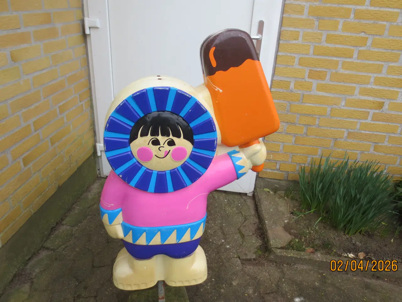 Billede 3 - 1 stk Retro IS mand i Plast