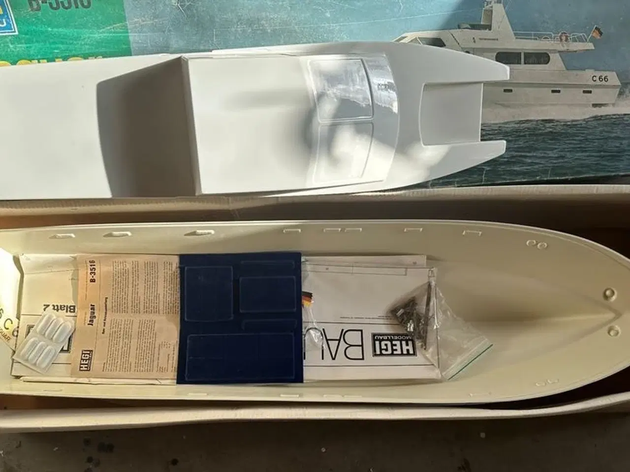 Billede 4 - Hegi Jaguar Yacht  Stort byggesæt ikke påbegyndt