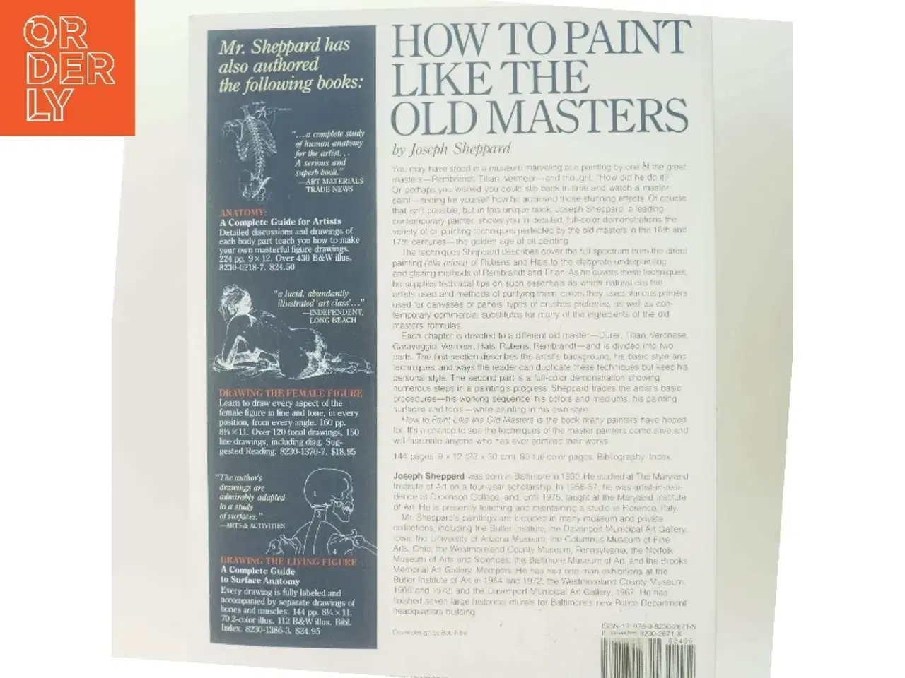 Billede 3 - How to paint like the old masters af Joseph J. Sheppard (Bog)