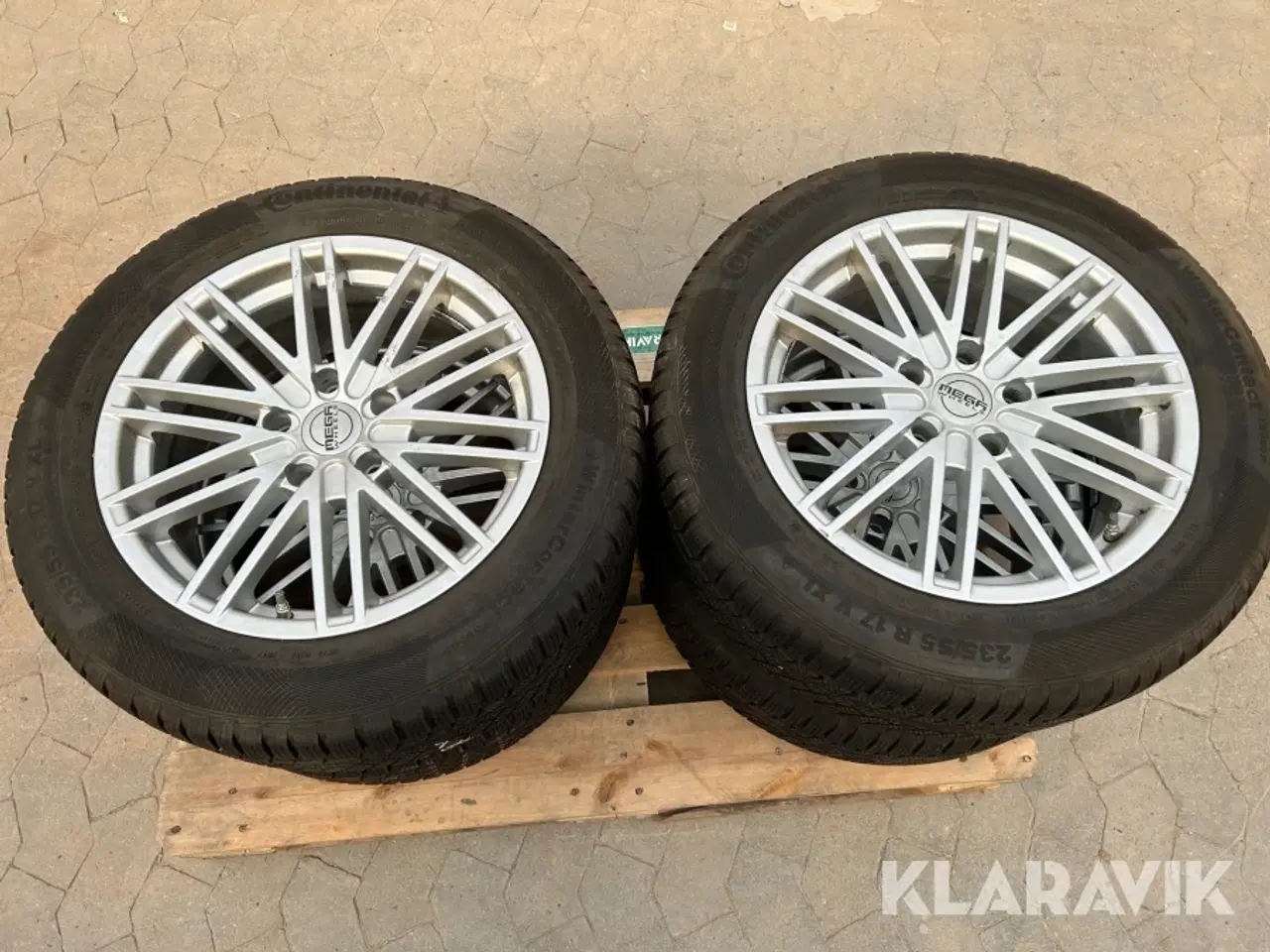 Billede 2 - Alufælge med dæk Mega wheels