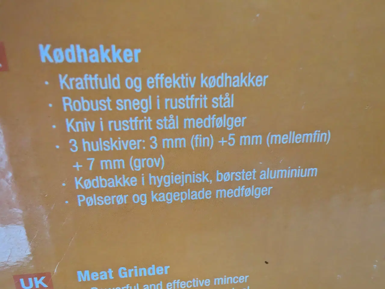 Billede 2 - Kødhakker maskine 