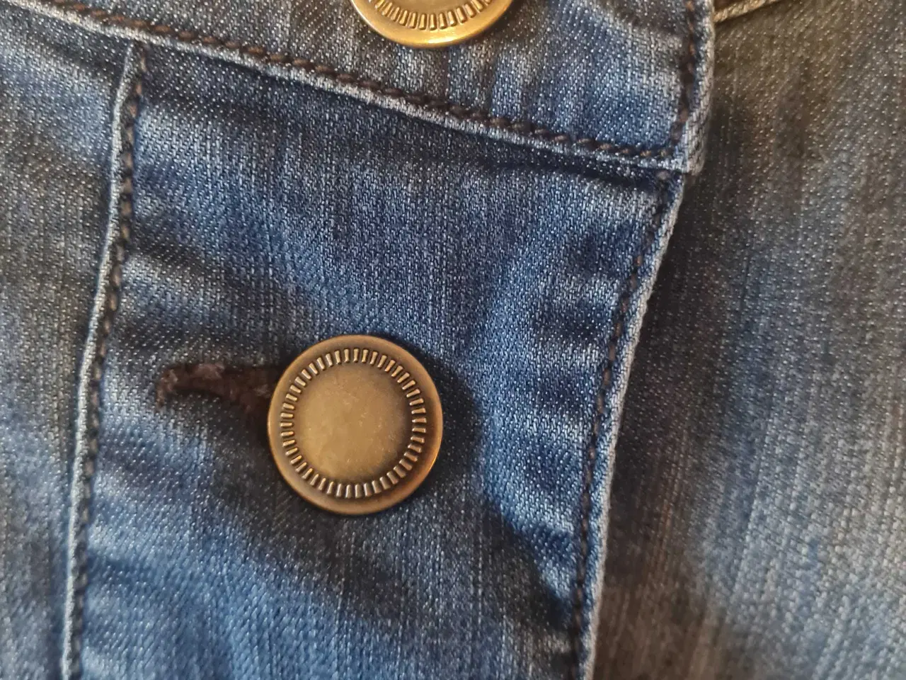 Billede 6 - Denim bolero/ kort jakke str 50