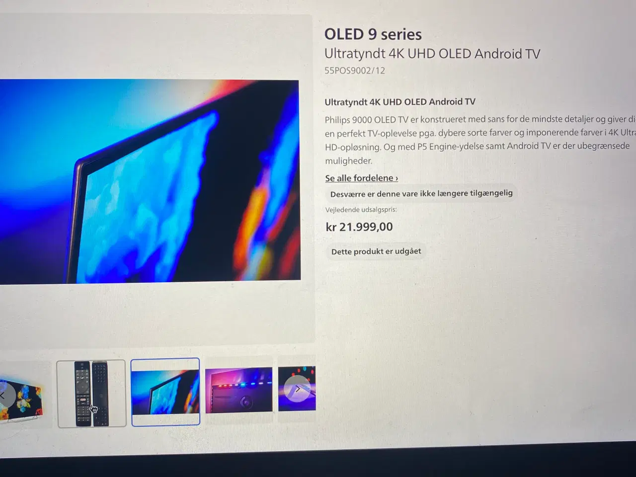 Billede 11 - Philips OLED 55” UHD 4K Smart TV  sælges 