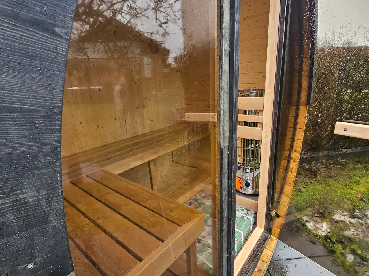 Billede 3 - Ny størrelse lille terrasse sauna til 3-4 personer