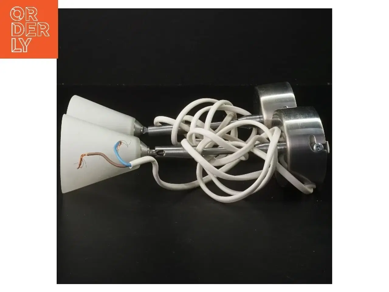 Billede 4 - Væglamper med hvide skærme (str. 21 cm)