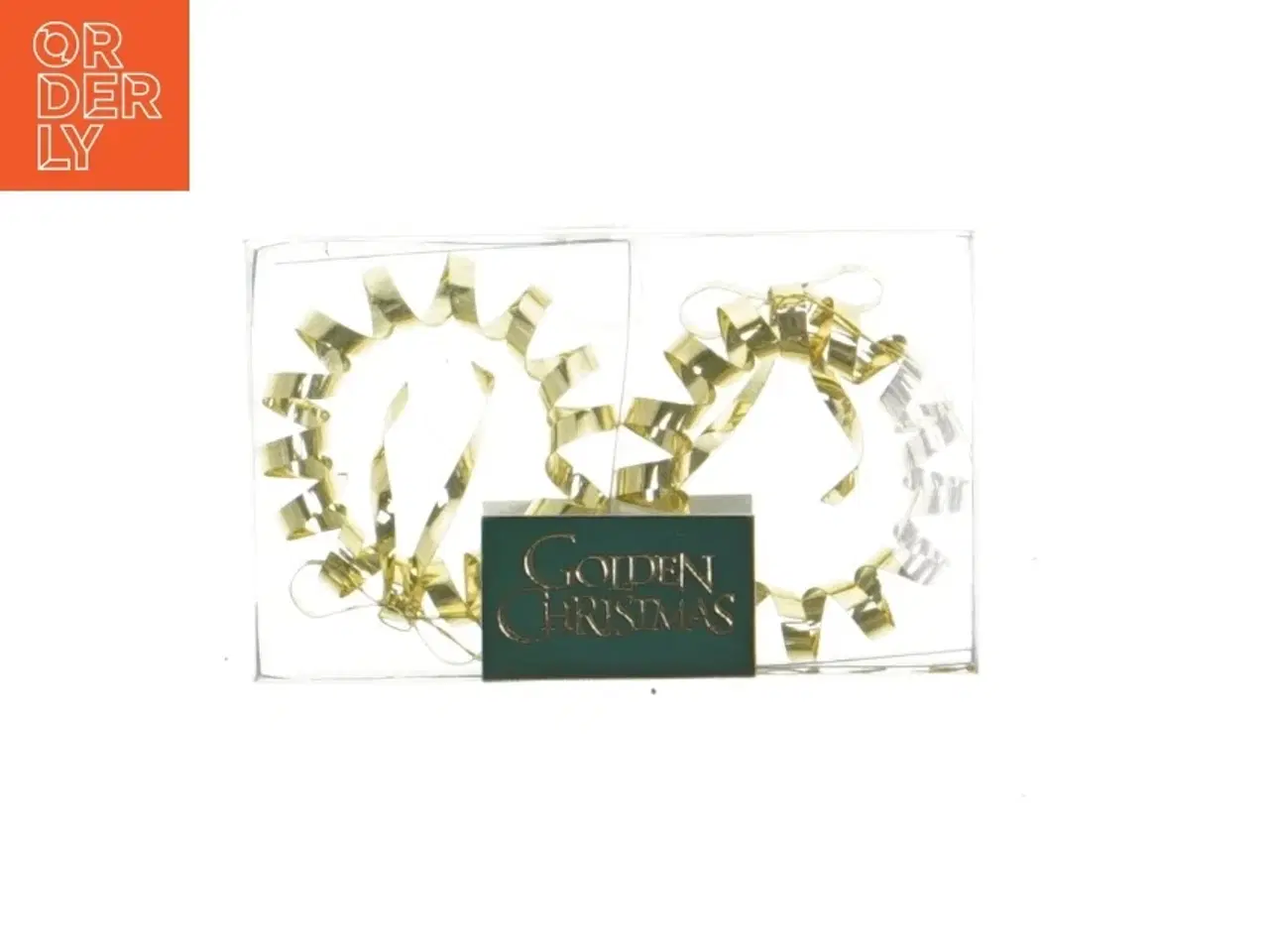 Billede 1 - Gul juleguirlande fra Royal Copenhagen (str. Ø 5 cm)