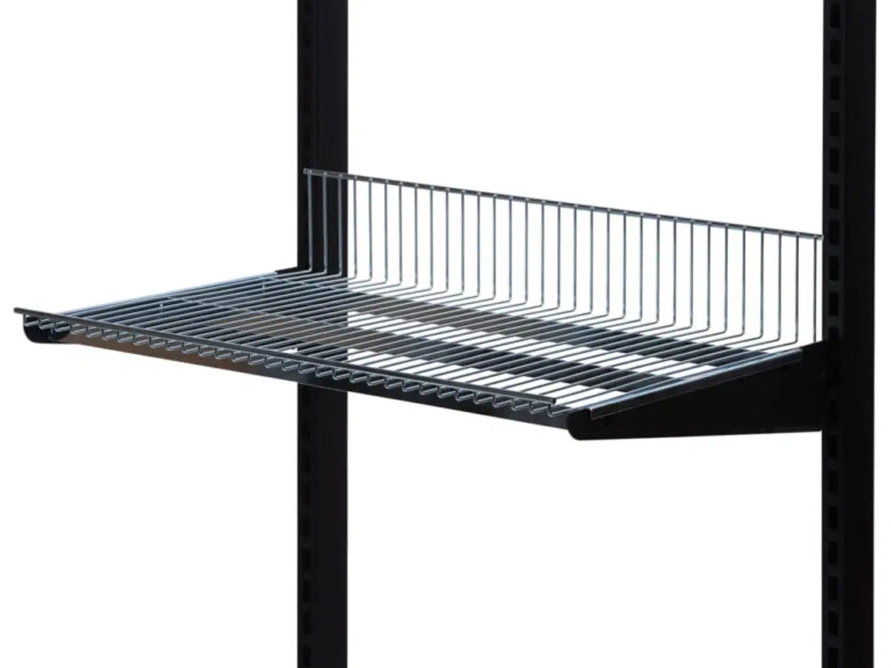 Billede 3 - Fritstående butiksreol til hylder og kroge 140x60 