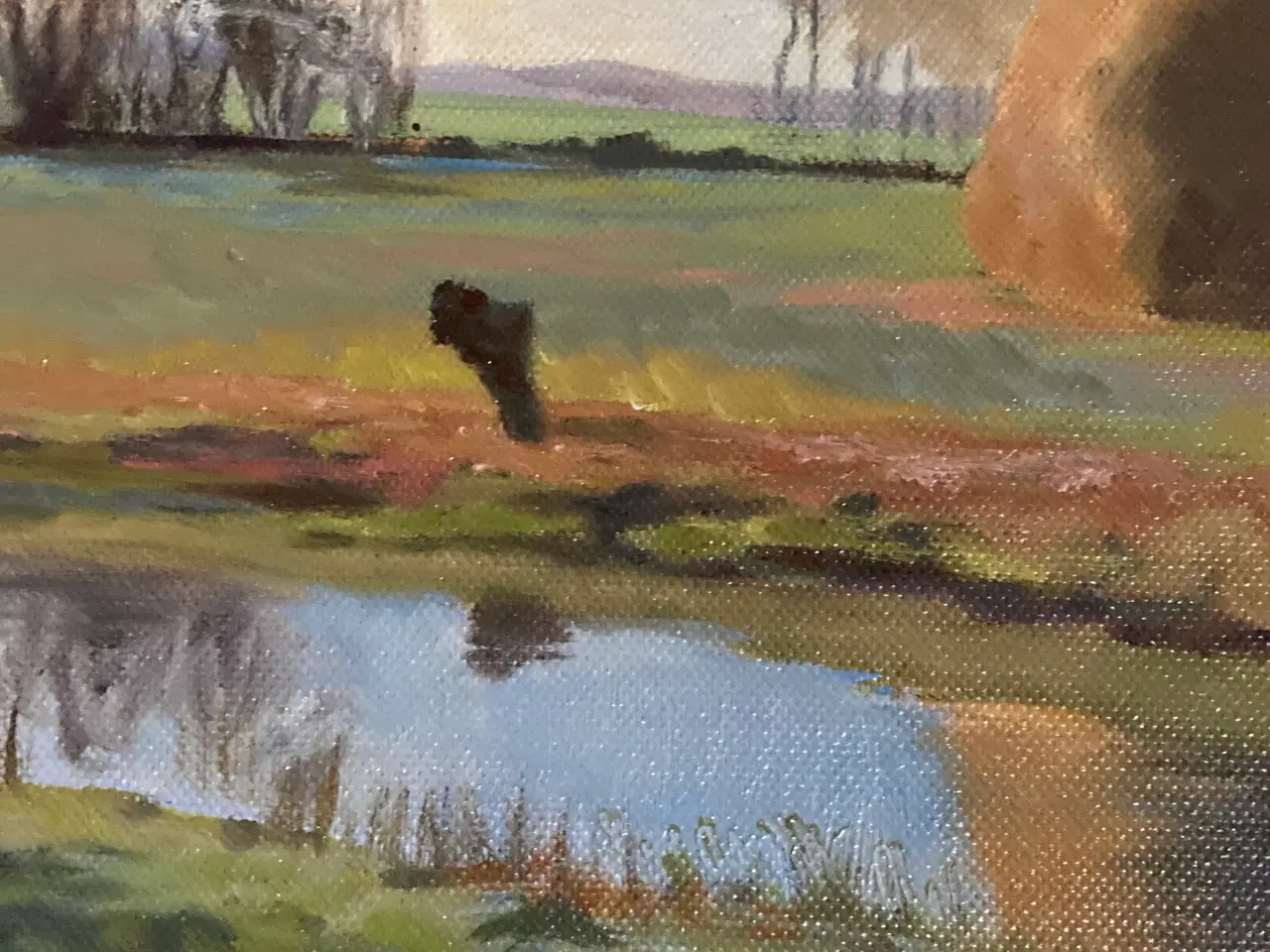 Billede 4 - Oliemaleri af Nicolaus Lūtzhøft (1864-1928) Fynbom