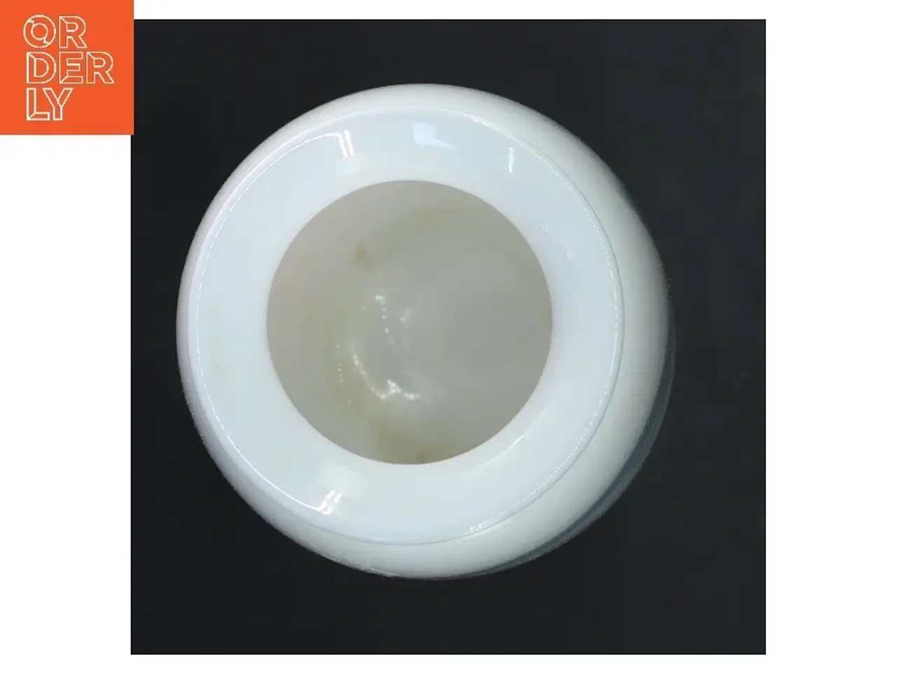 Billede 4 - Holmegård Atlantisvase med blå mønster (str. Ø 8 cm længde 27 cm)