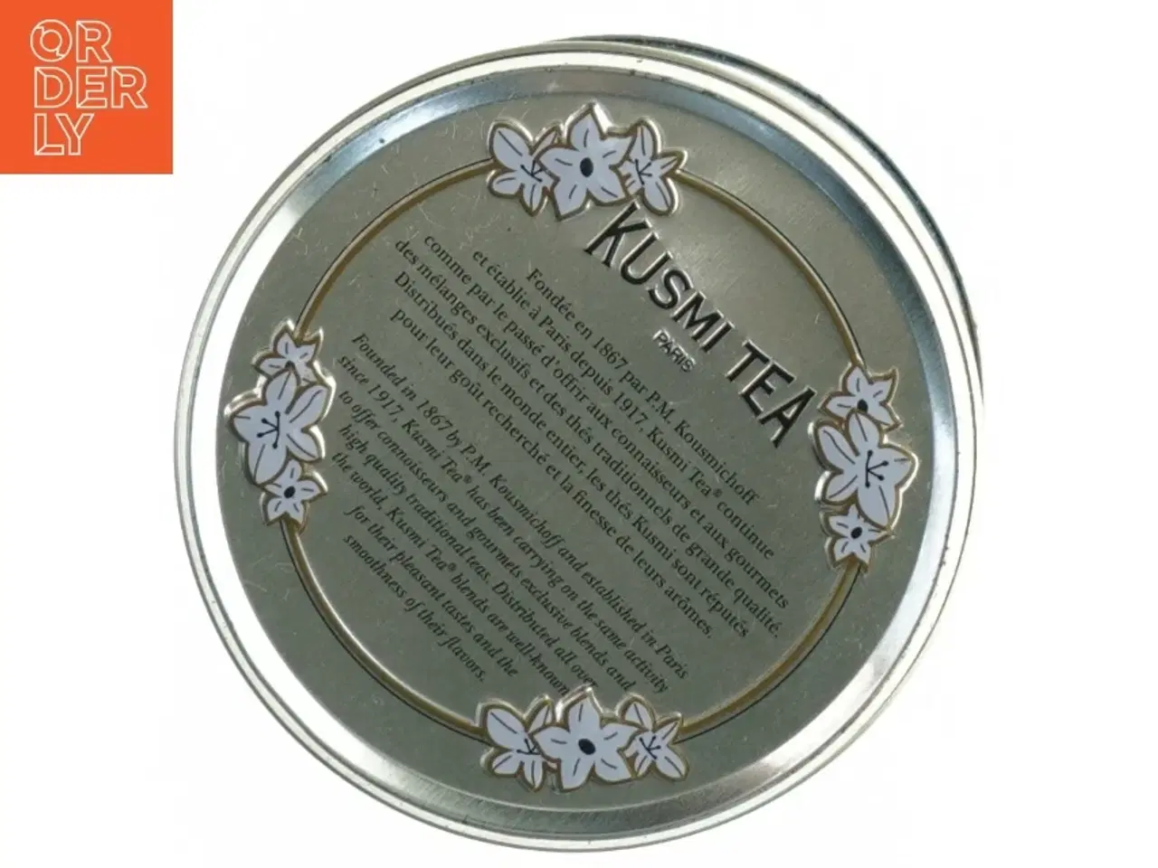 Billede 5 - Kusmi Tea dåse (str. 11 x ø 11 cm)