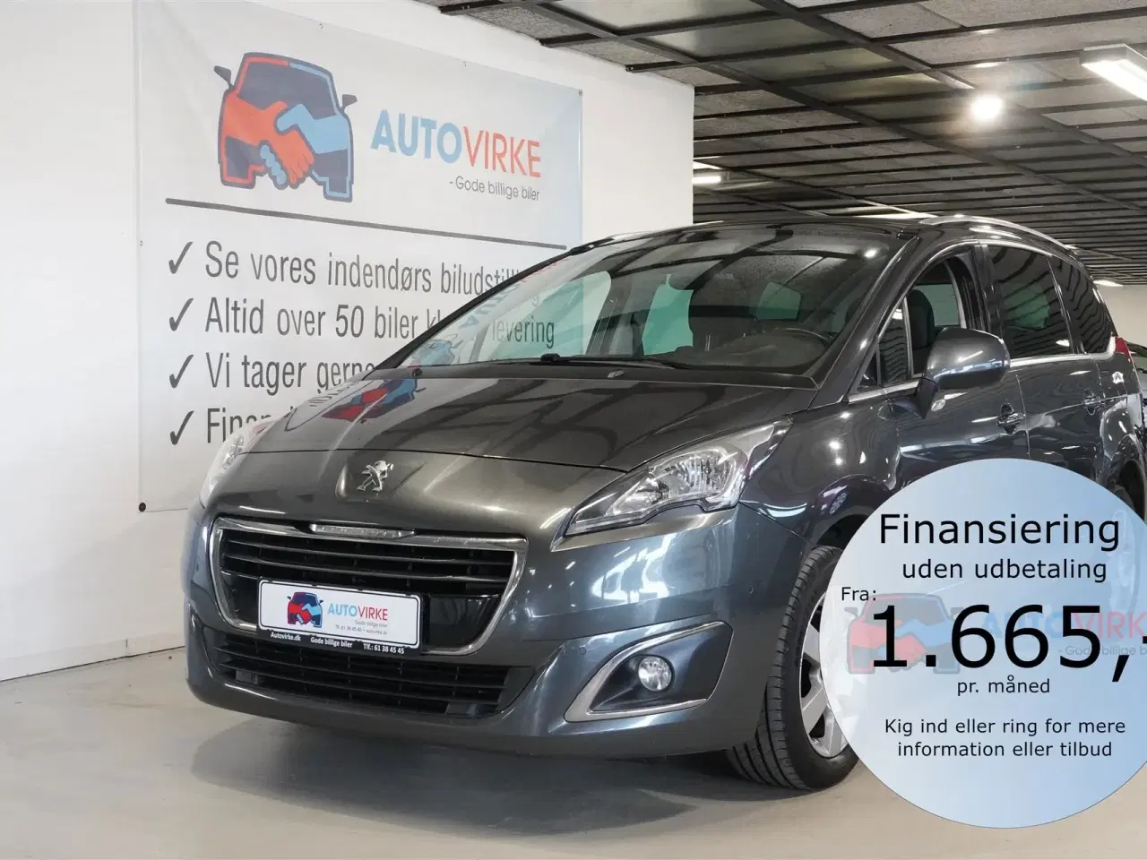 Billede 1 - Peugeot 5008 1,6 BlueHDi Allure 120HK 6g