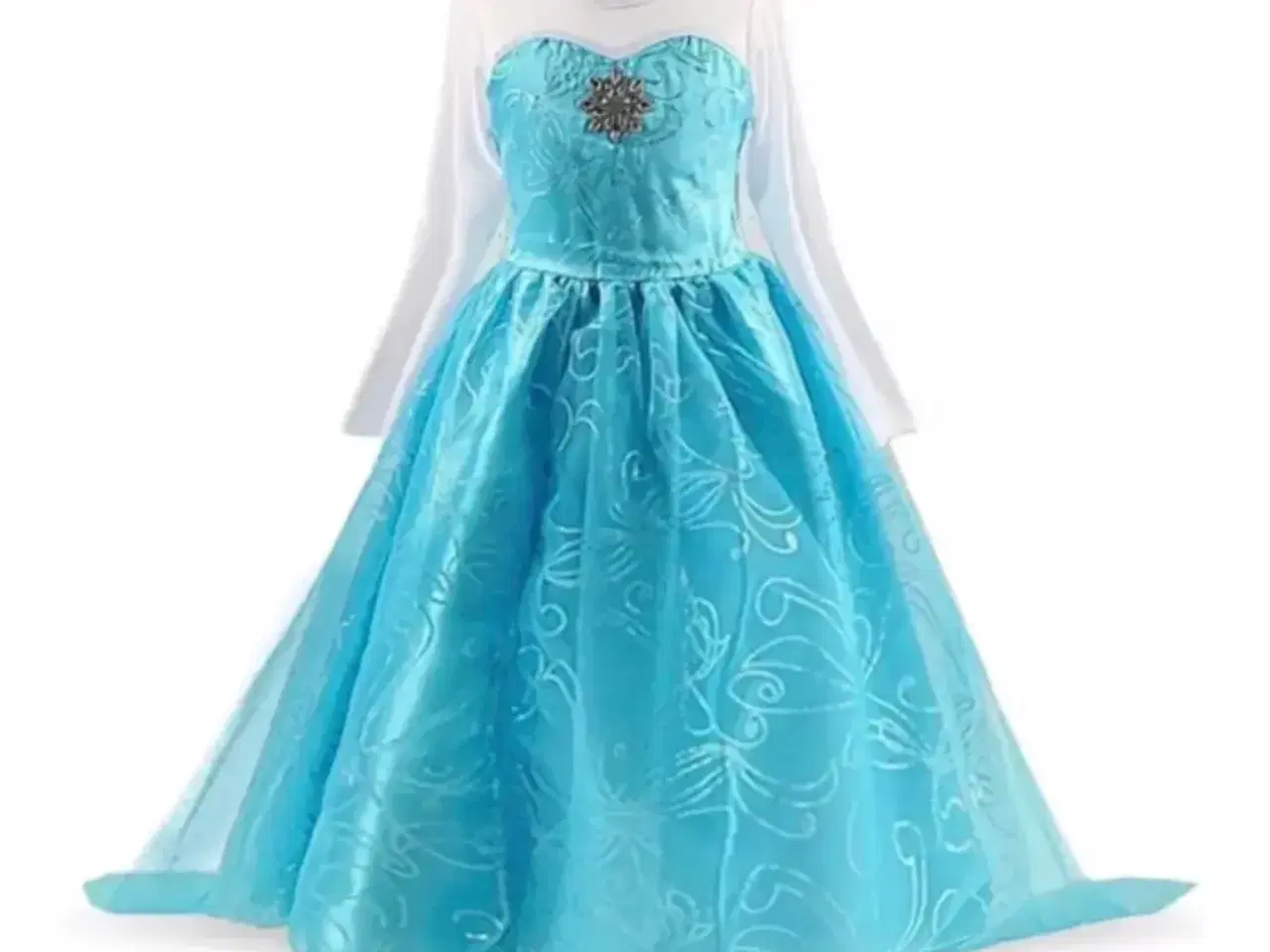 Billede 1 - Frost kjole + slør med Elsa festkjole udklædning