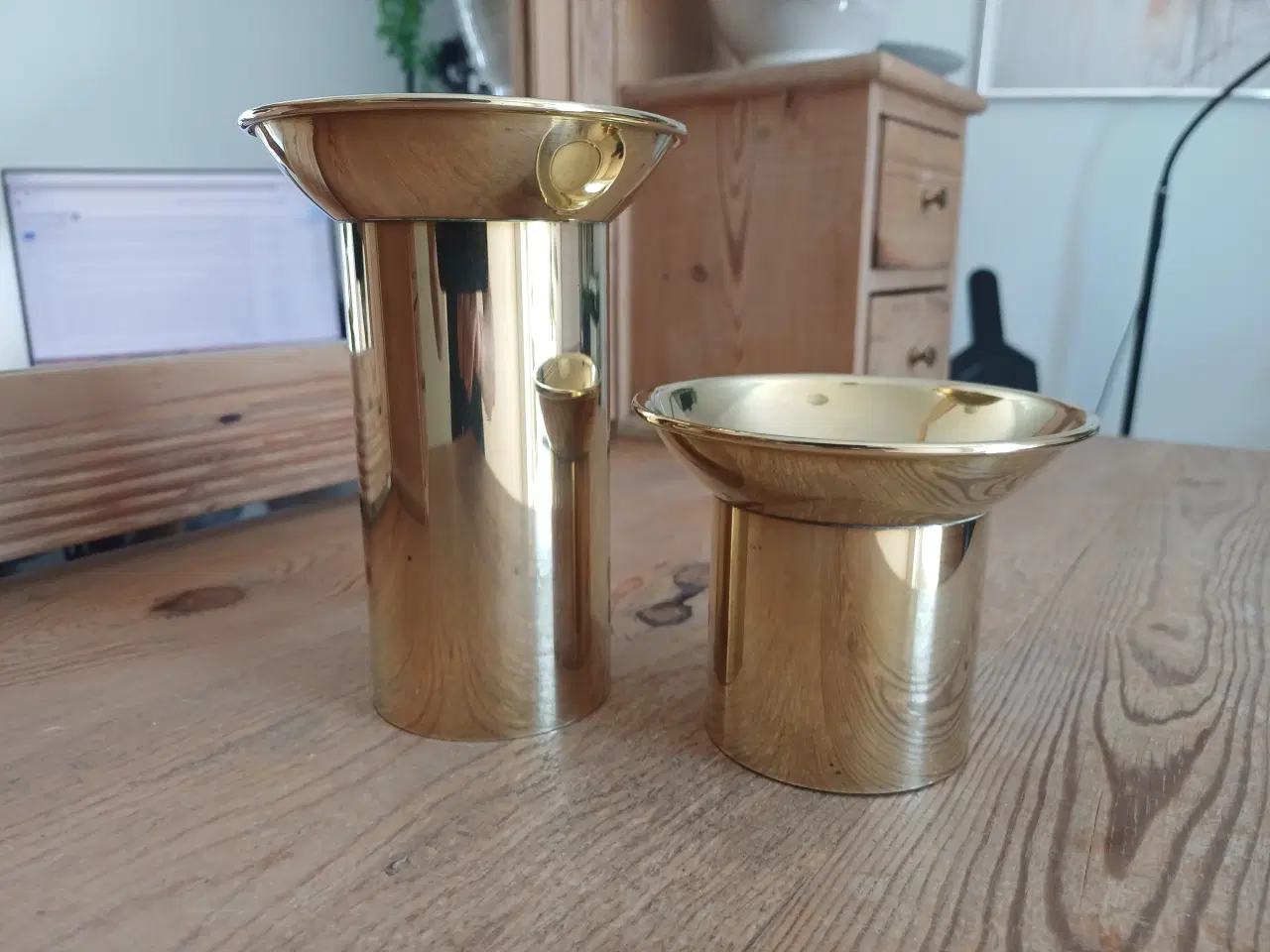 Billede 1 - Messing lysestager