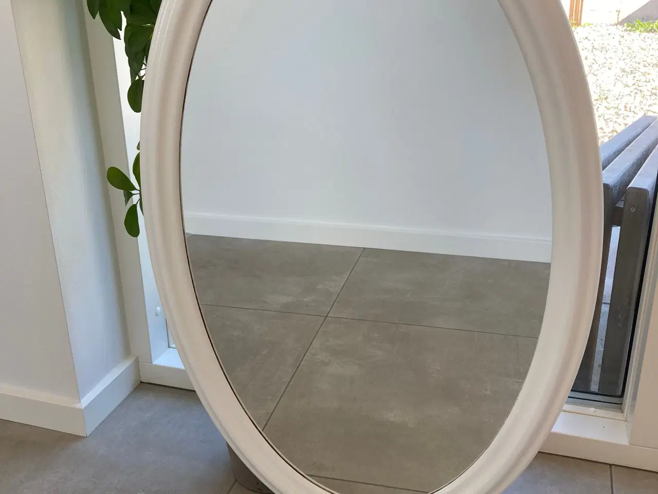 Billede 1 - Ovalt spejl